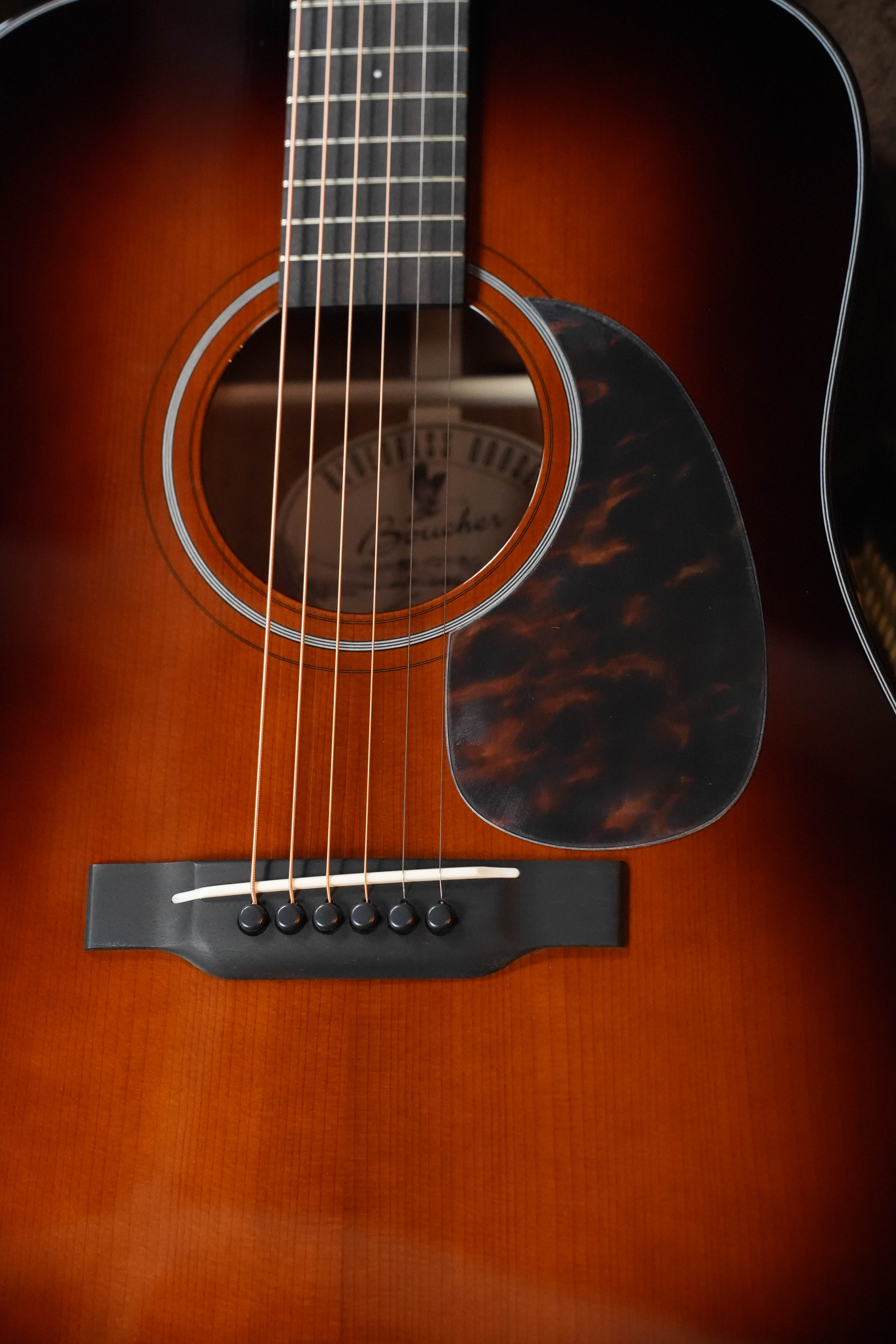 *New 2026 Model* Boucher BG-42T-BG All Torrified Bluegrass Goose Ambertone Burst Gold Pack Dreadnought Acoustic Guitar #1086