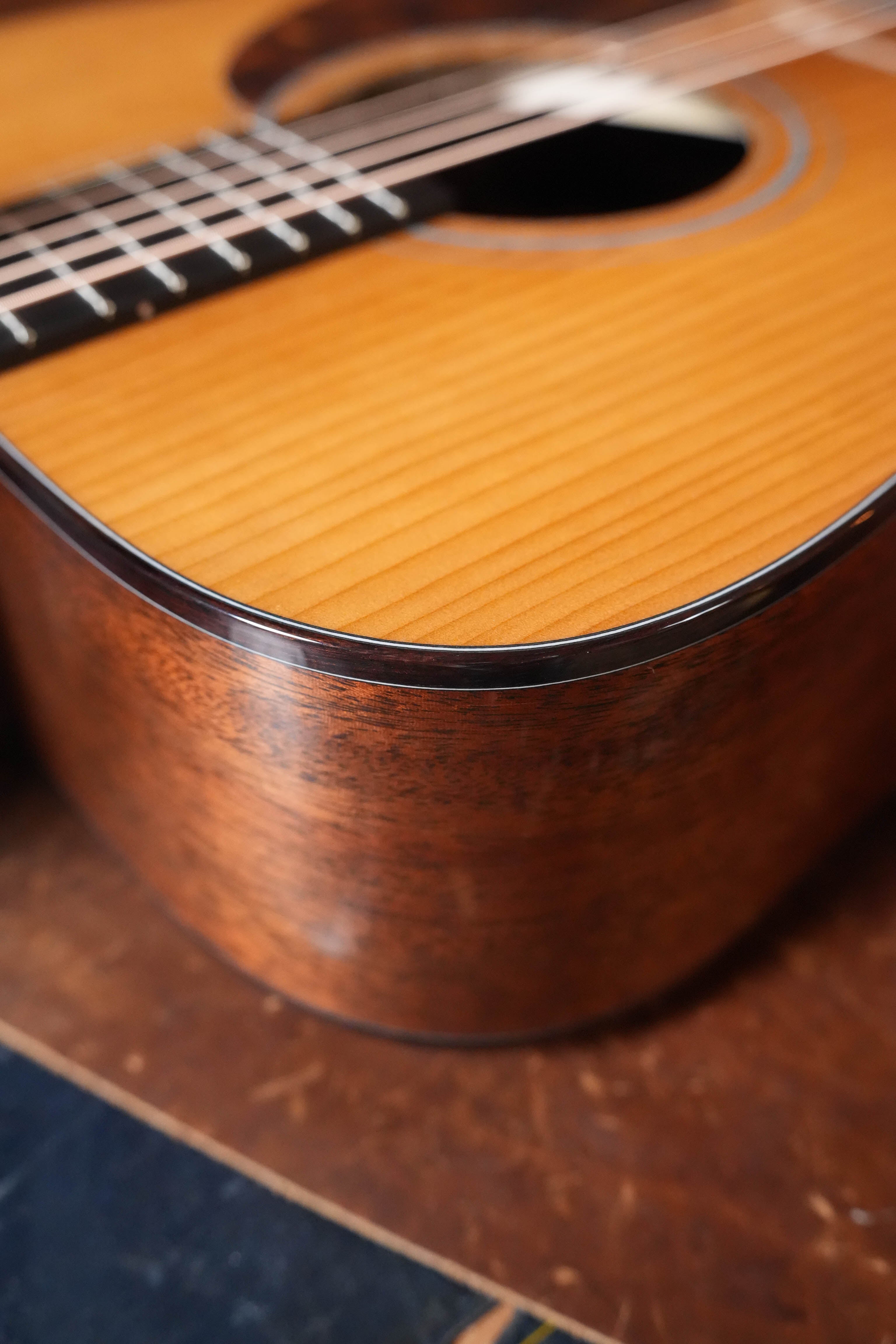 *New 2026 Model* Boucher BG-42T-G Torrefied Adirondack/Torrefied Mahogany Bluegrass Goose Gold Pack Dreadnought Acoustic Guitar #1069