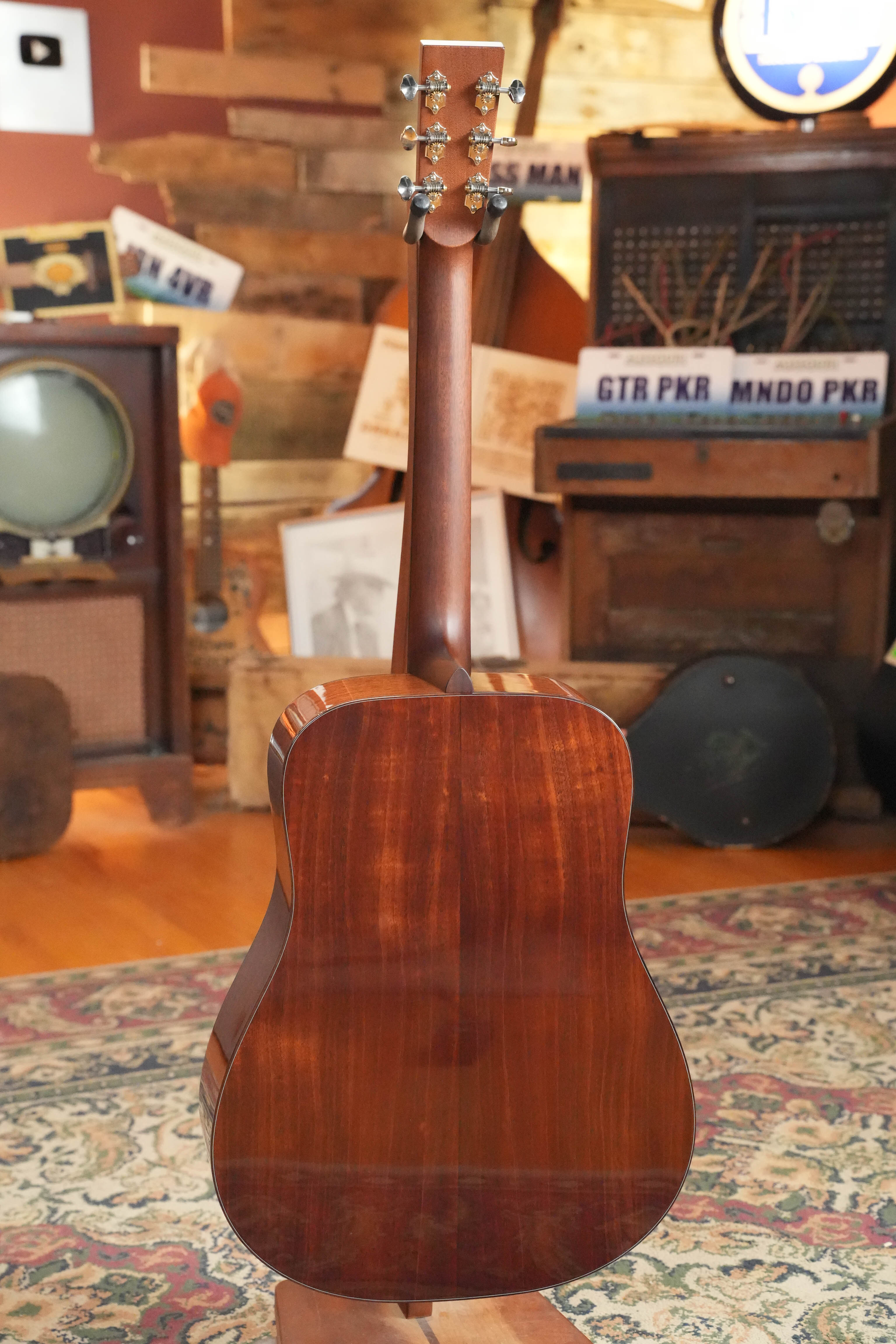 *New 2026 Model* Boucher BG-42T-G Torrefied Adirondack/Torrefied Mahogany Bluegrass Goose Gold Pack Dreadnought Acoustic Guitar #1082