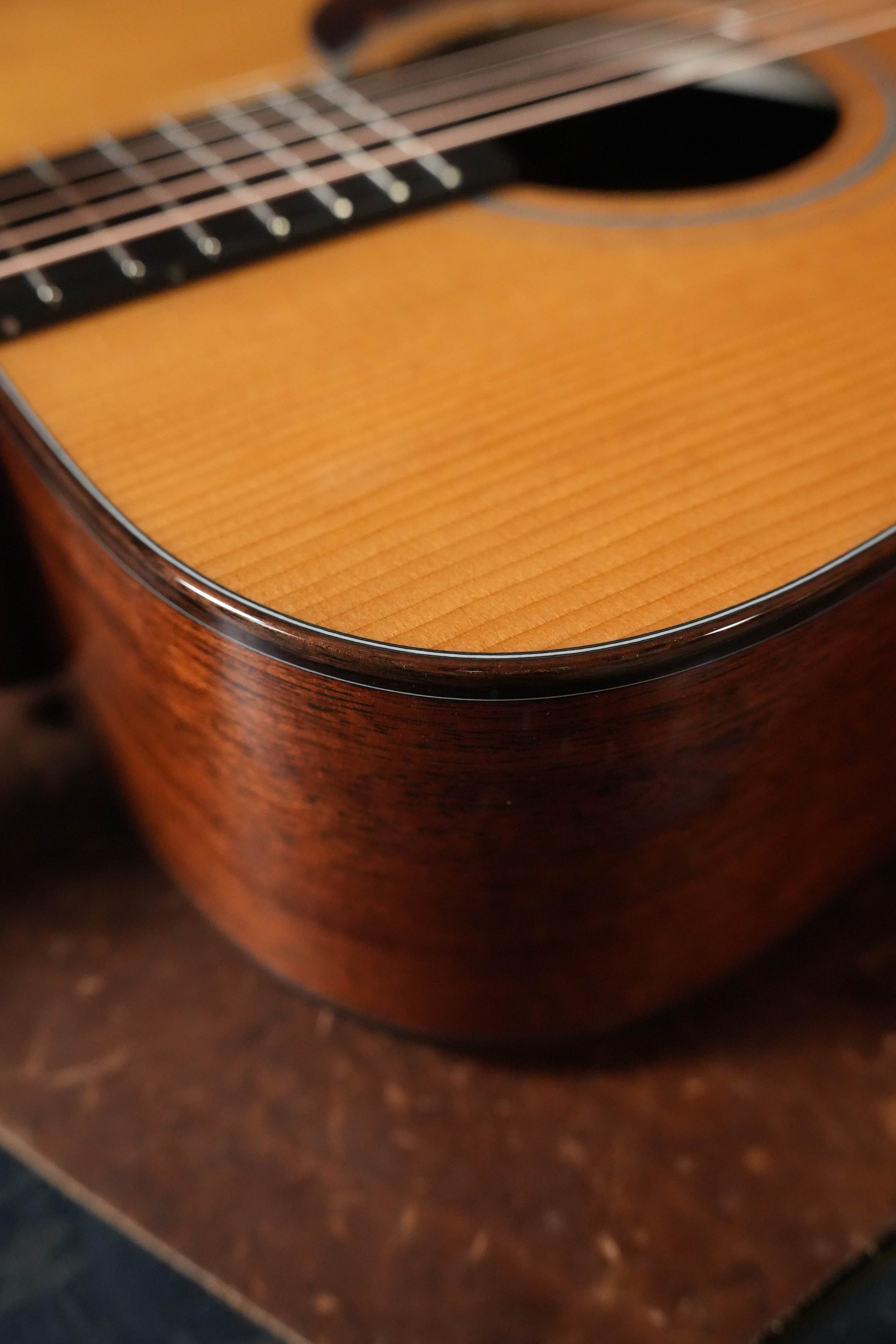 *New 2026 Model* Boucher BG-42T-G Torrefied Adirondack/Torrefied Mahogany Bluegrass Goose Gold Pack Dreadnought Acoustic Guitar #1082