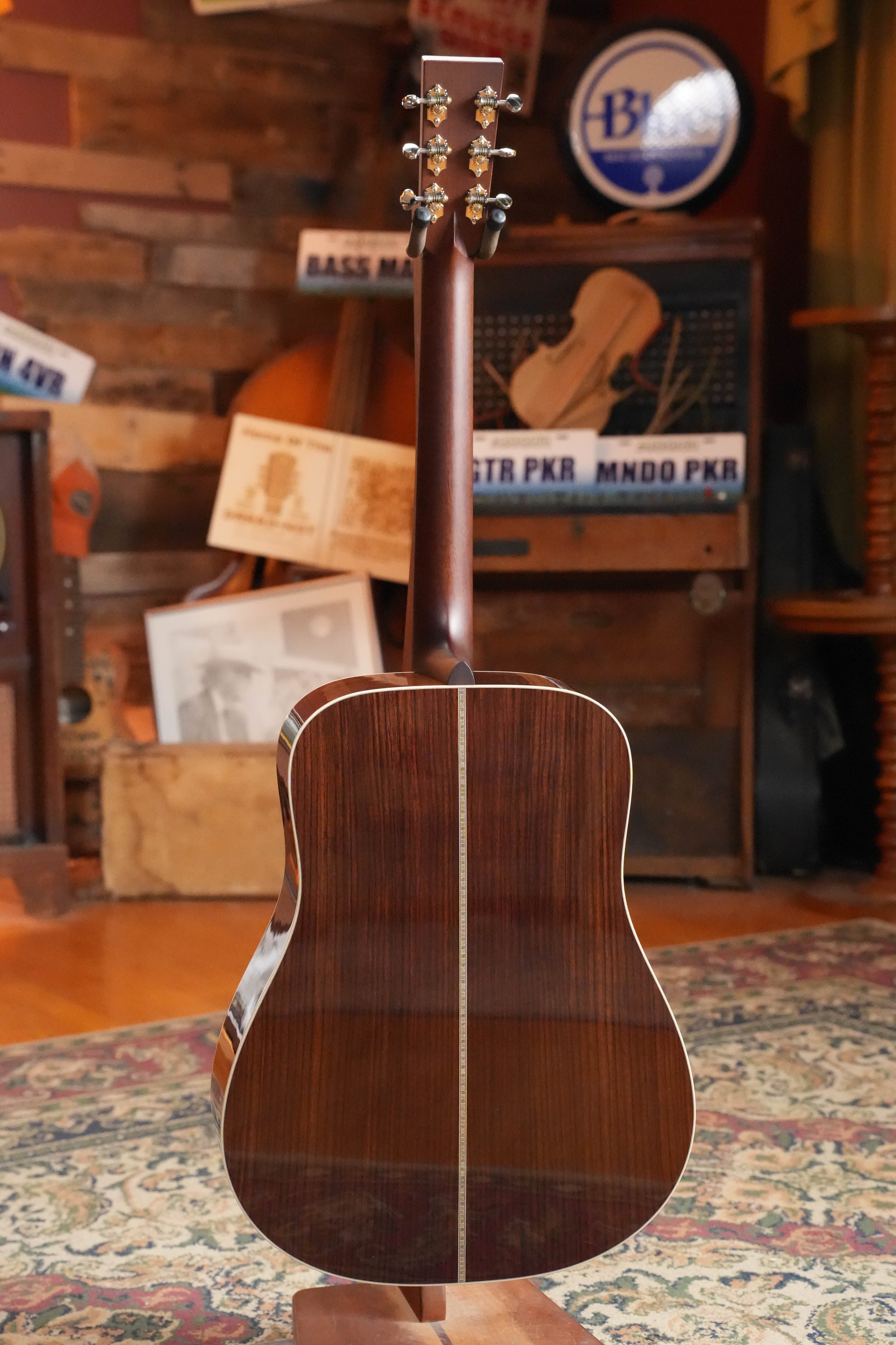 *New 2026 Model* Boucher BG-52-B Adirondack/Rosewood Bluegrass Goose  Burst Pack Dreadnought Acoustic Guitar #1416