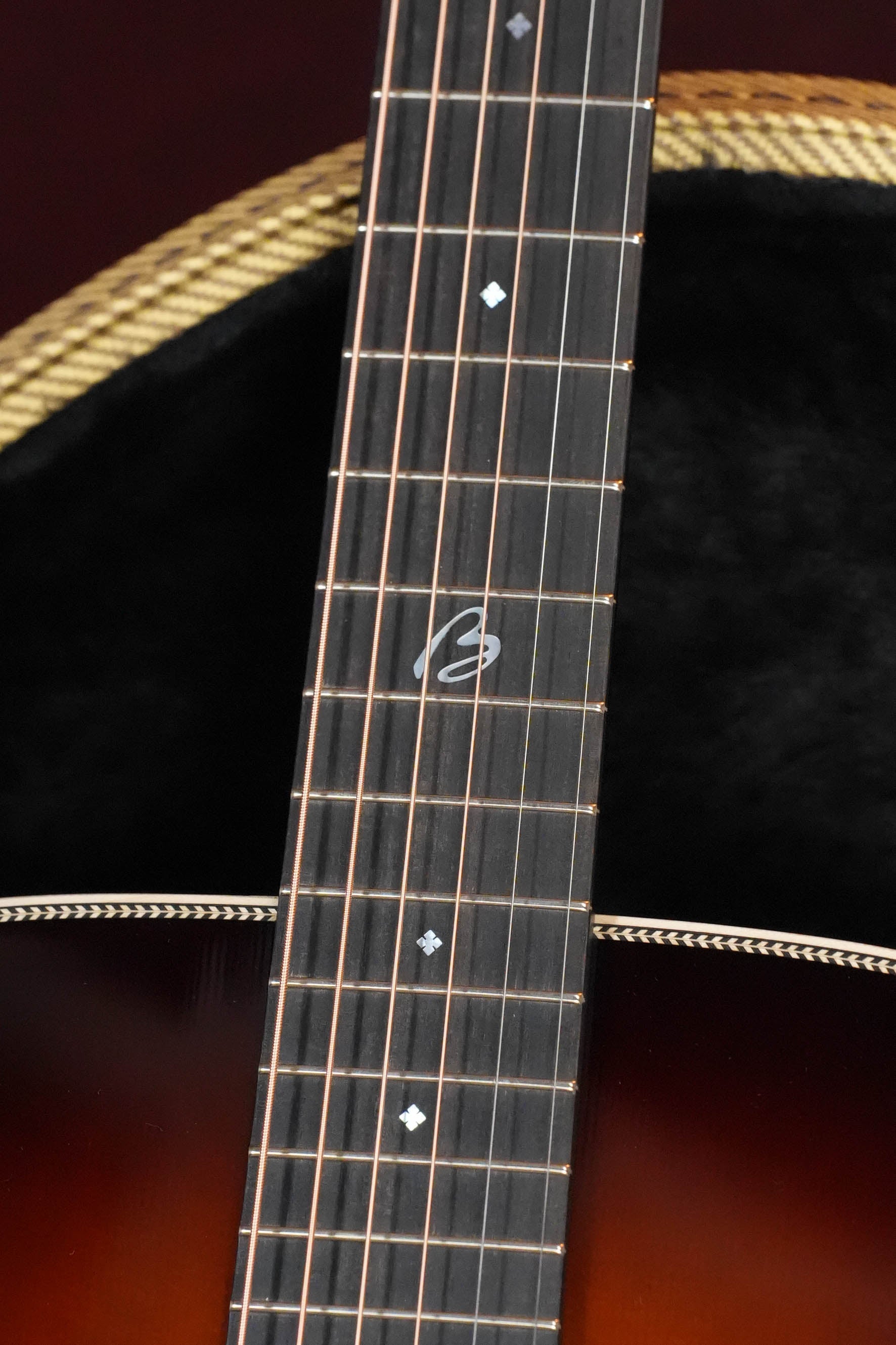 *New 2026 Model* Boucher BG-52-B Adirondack/Rosewood Bluegrass Goose  Burst Pack Dreadnought Acoustic Guitar #1416