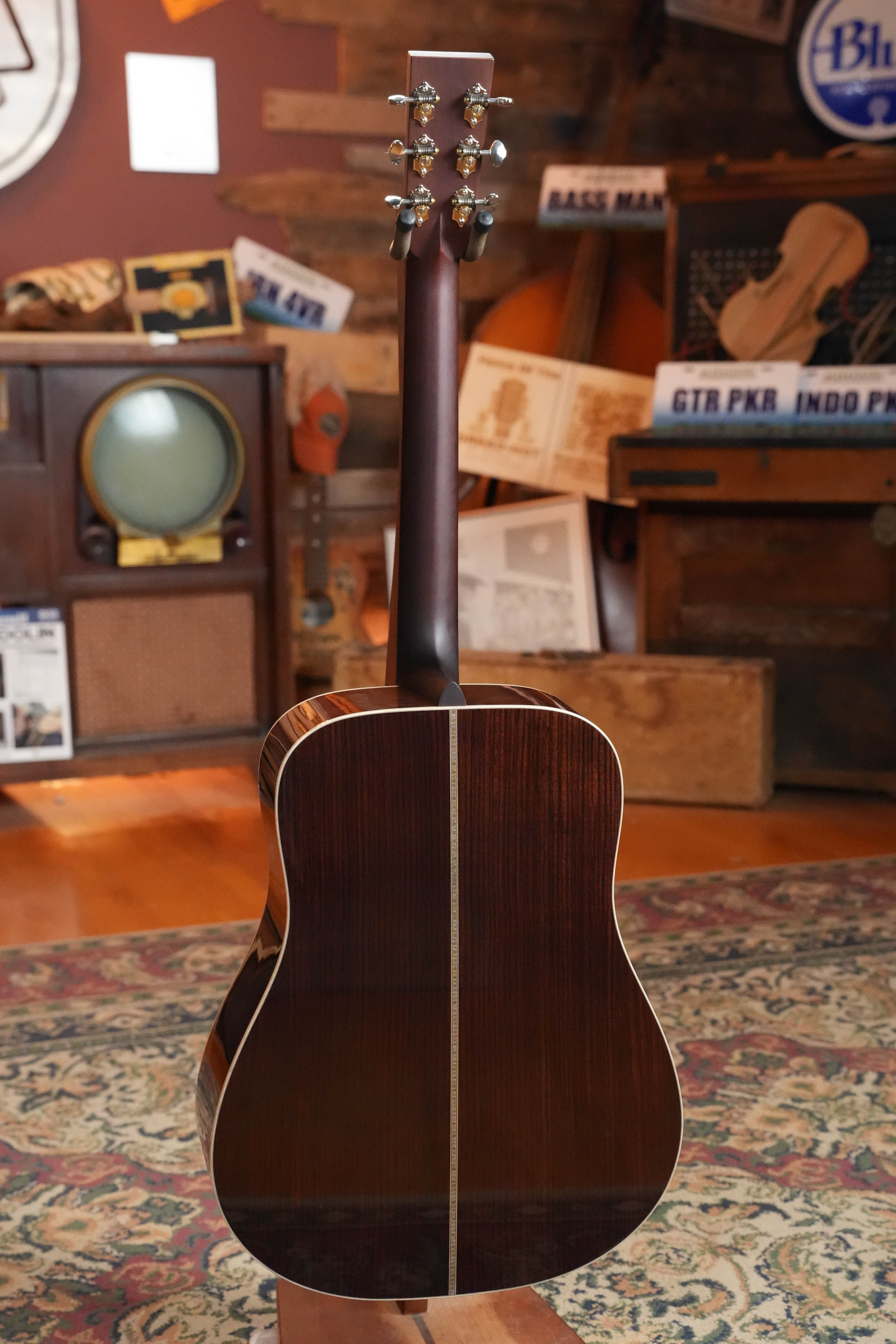 *New 2026 Model* Boucher BG-52-G Torrefied Adirondack/Rosewood Bluegrass Goose Gold Pack Dreadnought Acoustic Guitar #1410