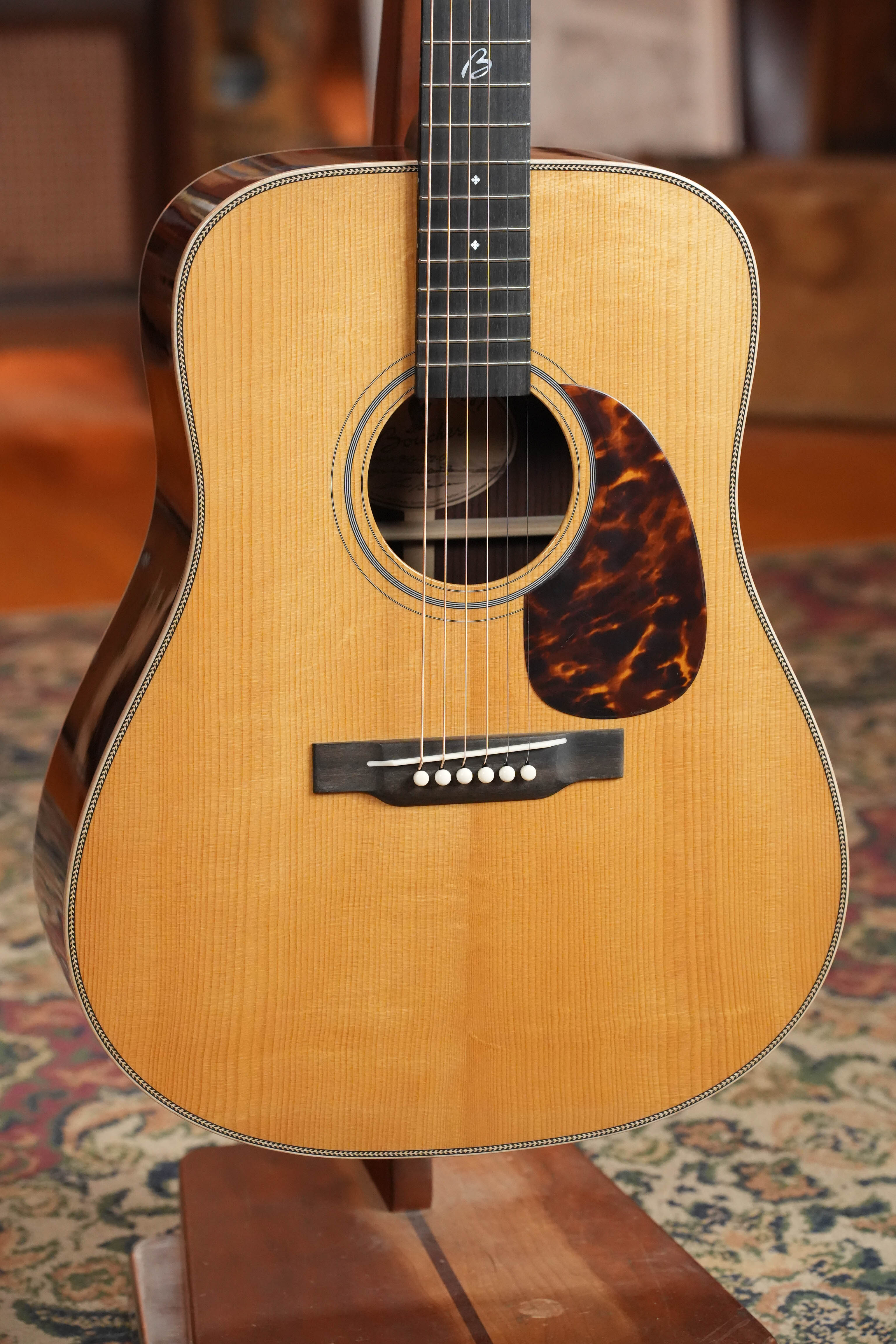 *New 2026 Model* Boucher BG-52-G Torrefied Adirondack/Rosewood Bluegrass Goose Gold Pack Dreadnought Acoustic Guitar #1410