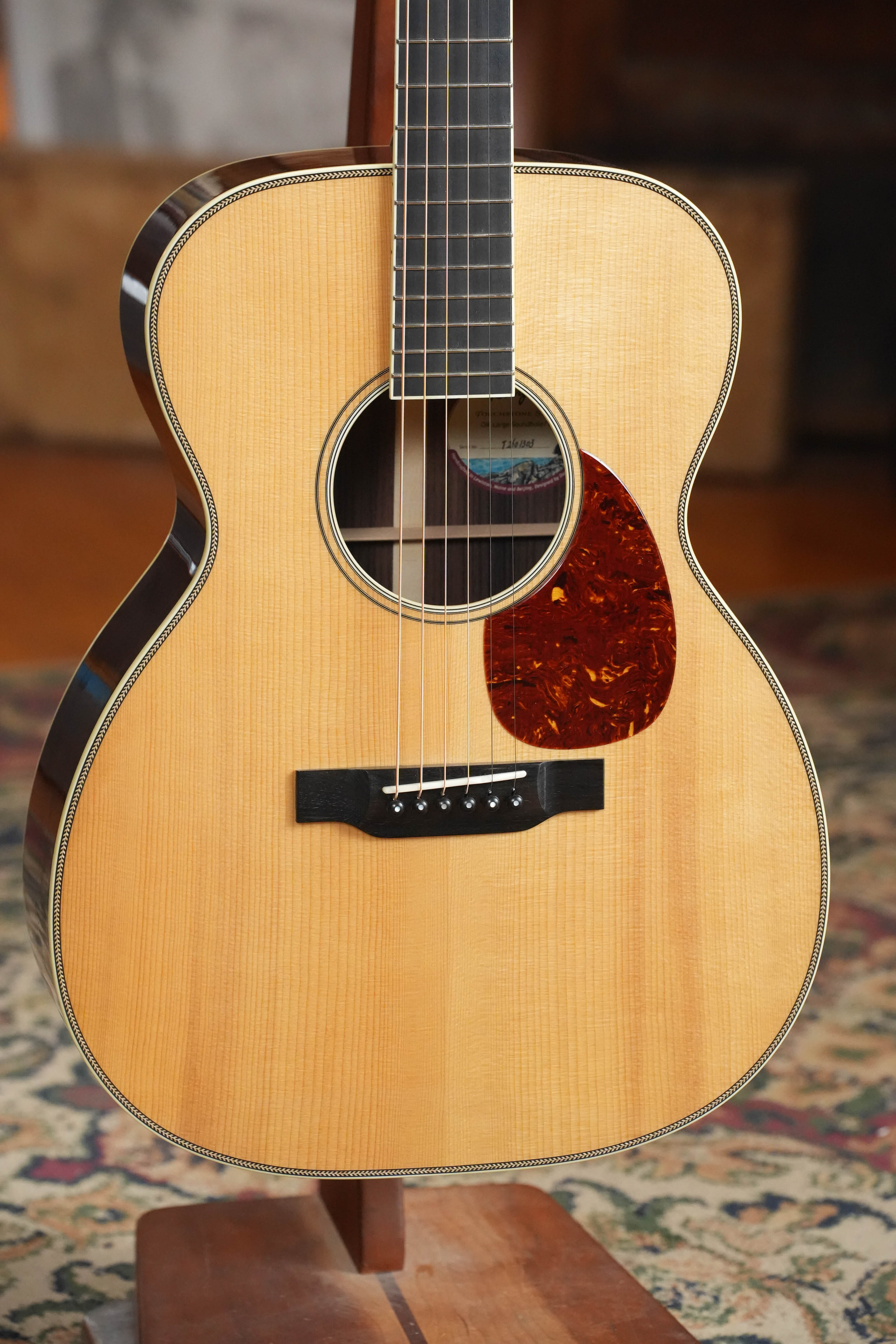 *New 2026 Model* Bourgeois Large Soundhole Touchstone Series OM Acoustic Guitar #1303