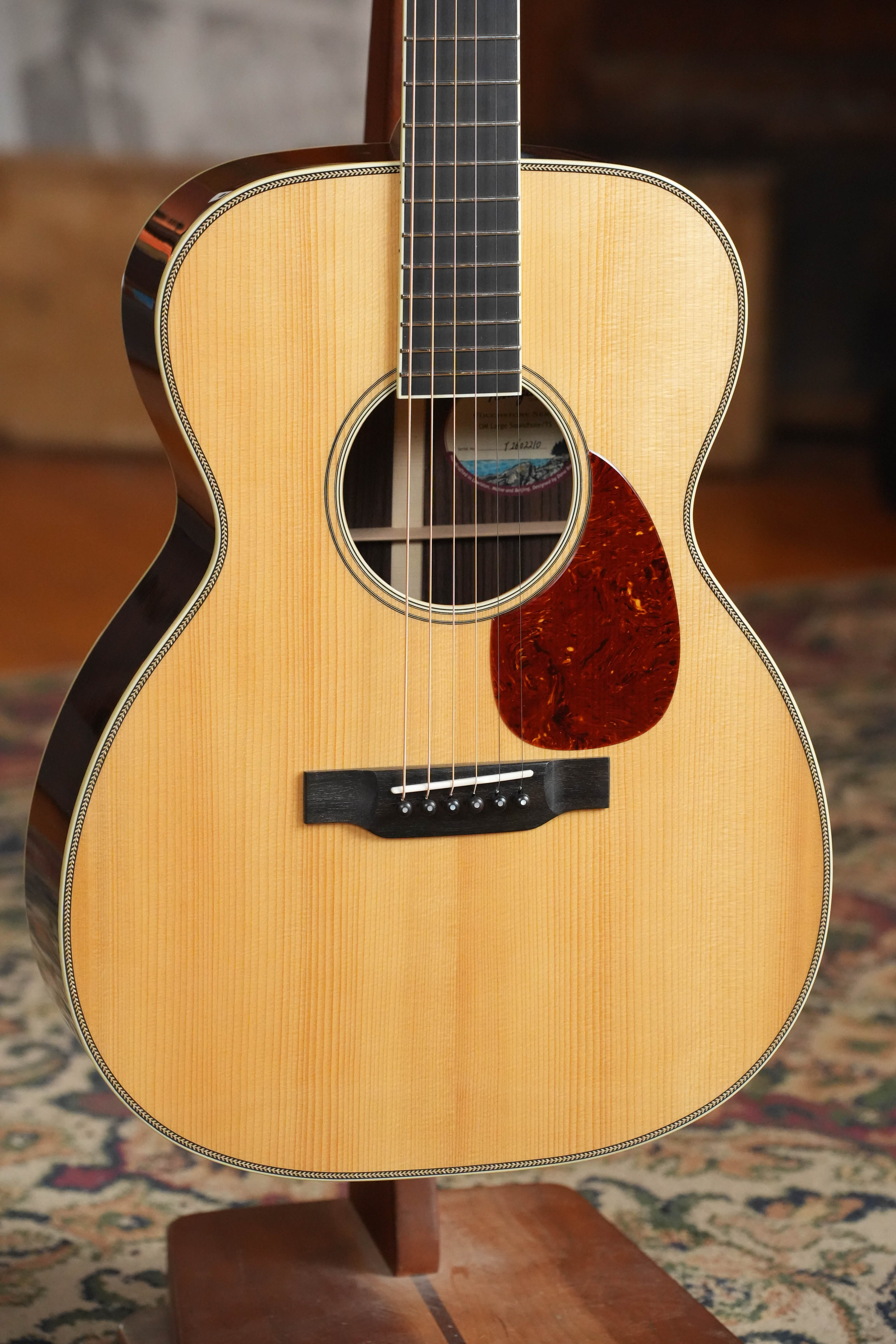 *New 2026 Model* Bourgeois Large Soundhole Touchstone Series OM Acoustic Guitar #2210