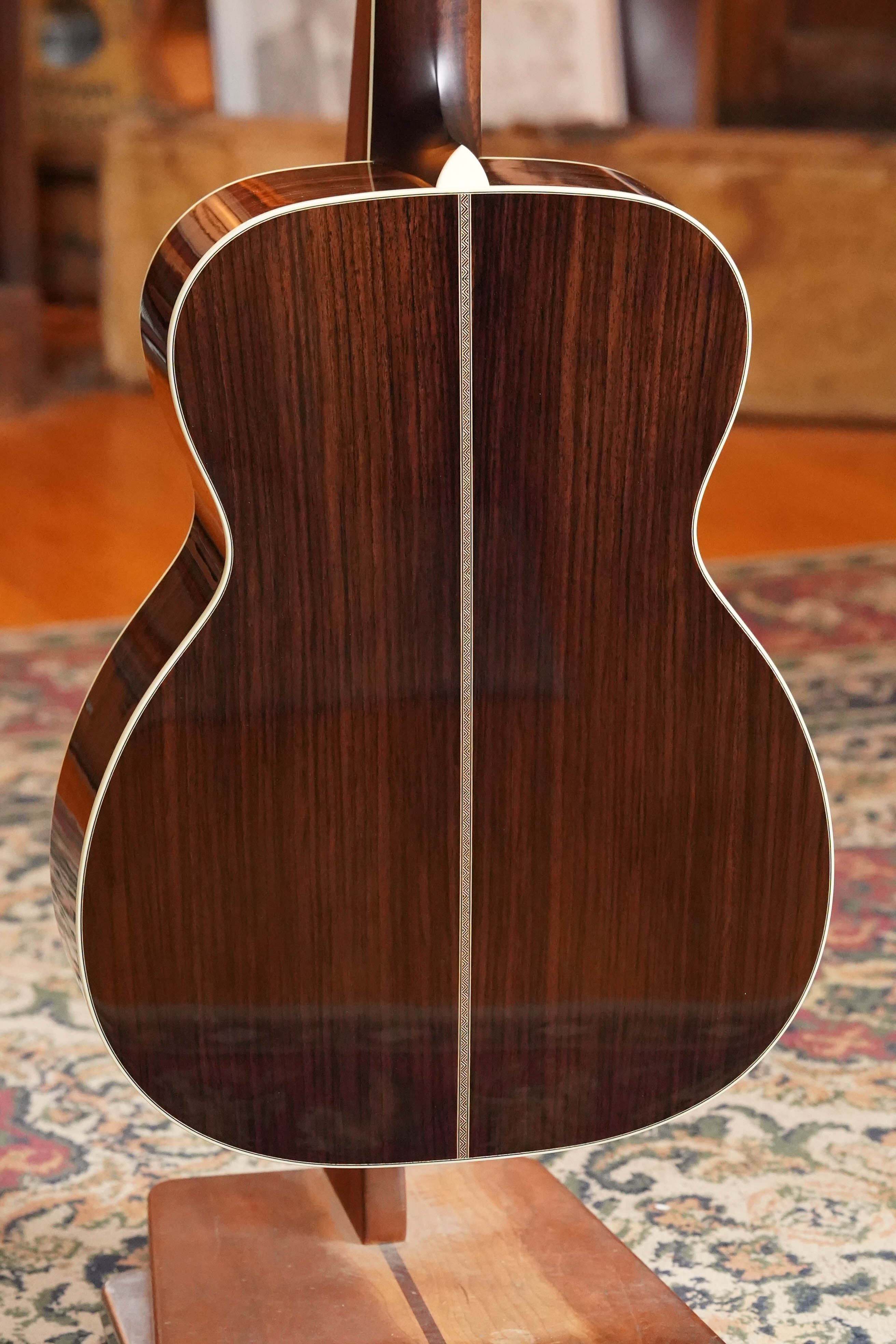 *New 2026 Model* Bourgeois Large Soundhole Touchstone Series Thermo-Cured Adirondack/Rosewood OM Acoustic Guitar #3229