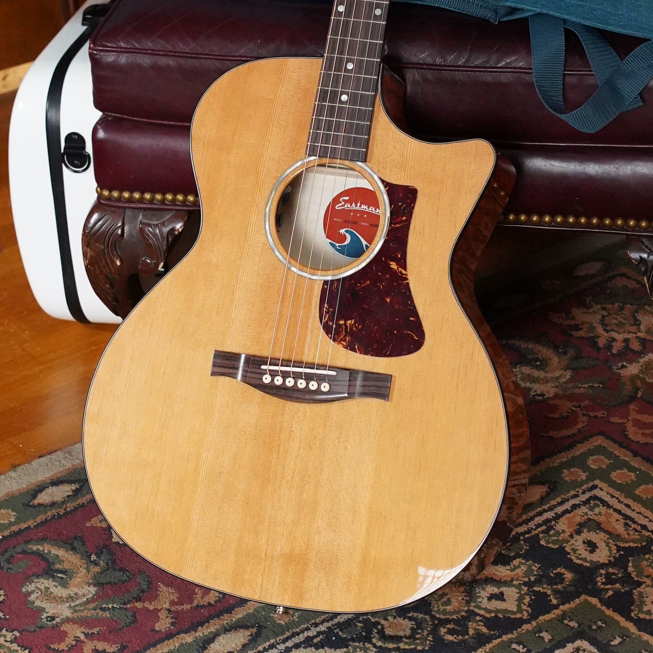 *New 2026 Model* Eastman PCH3-GACE-AB Sitka/Laminated Maple Amberburst Gloss Grand Auditorium Cutaway Guitar w/Electronics #2678