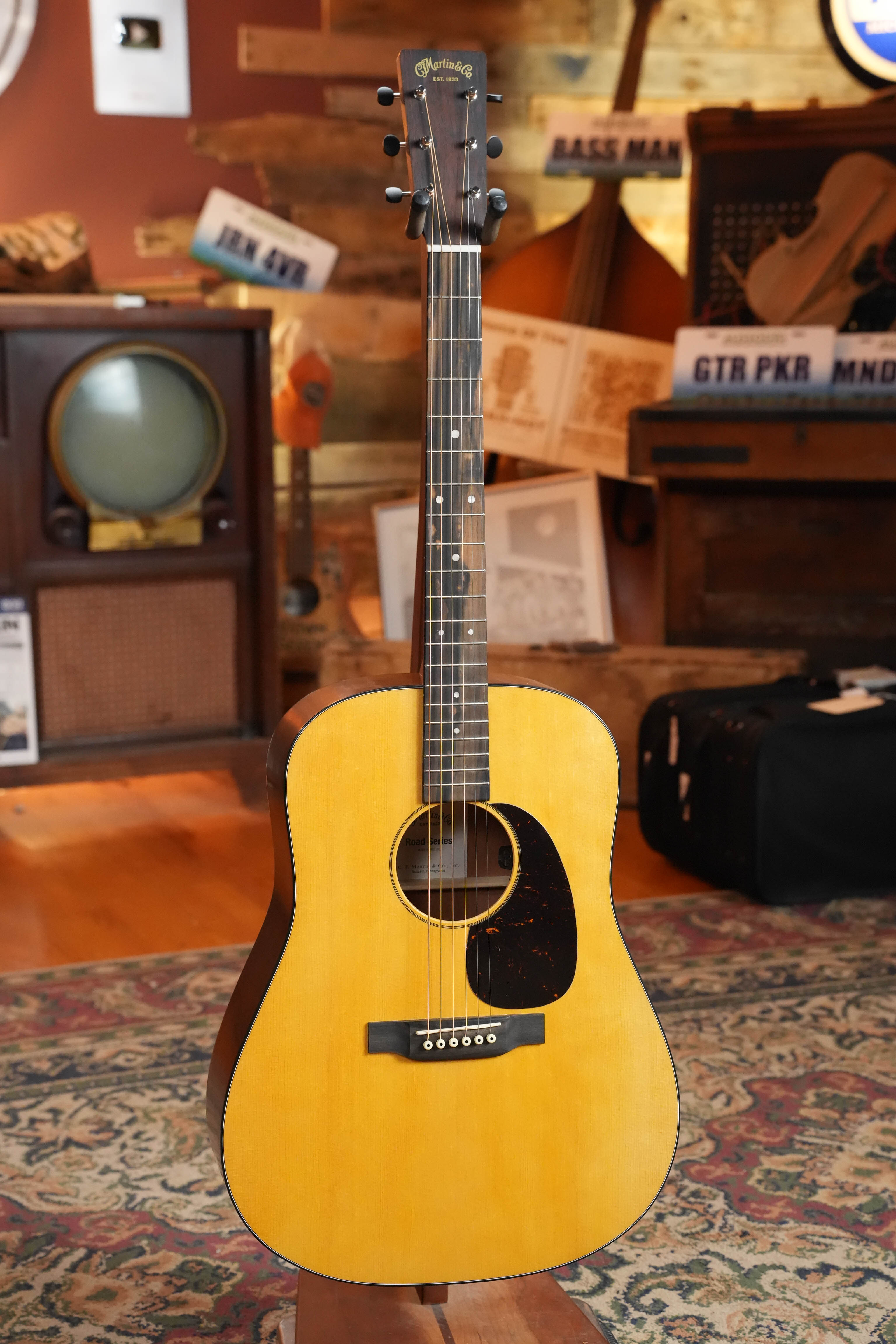 *New 2026 Model* Martin D-10E Retro Road Series Spruce/Sapele Dreadnought Guitar w/Martin Electronics #9275