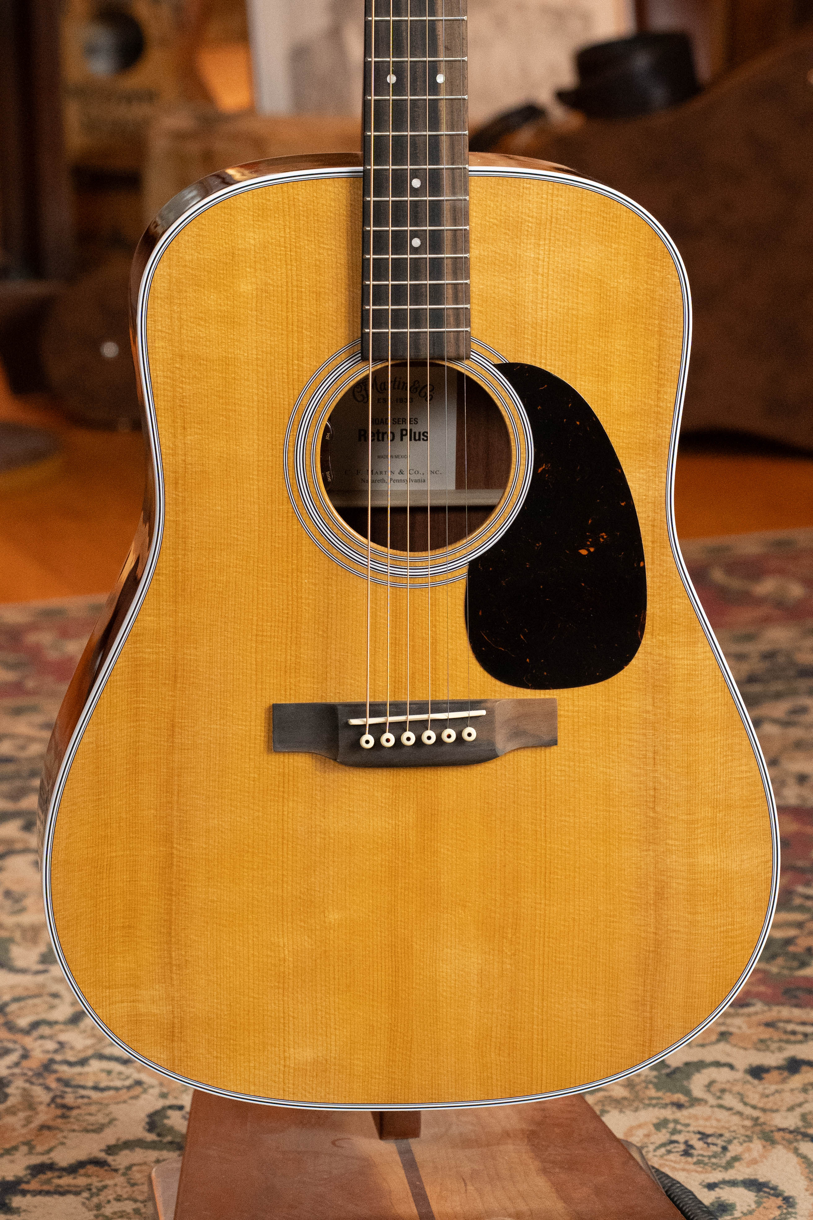 *New 2026 Model* Martin DE Retro Plus Road Series Torrefied Spruce/Granadillo Dreadnought Guitar w/LR Baggs Electronics #1529