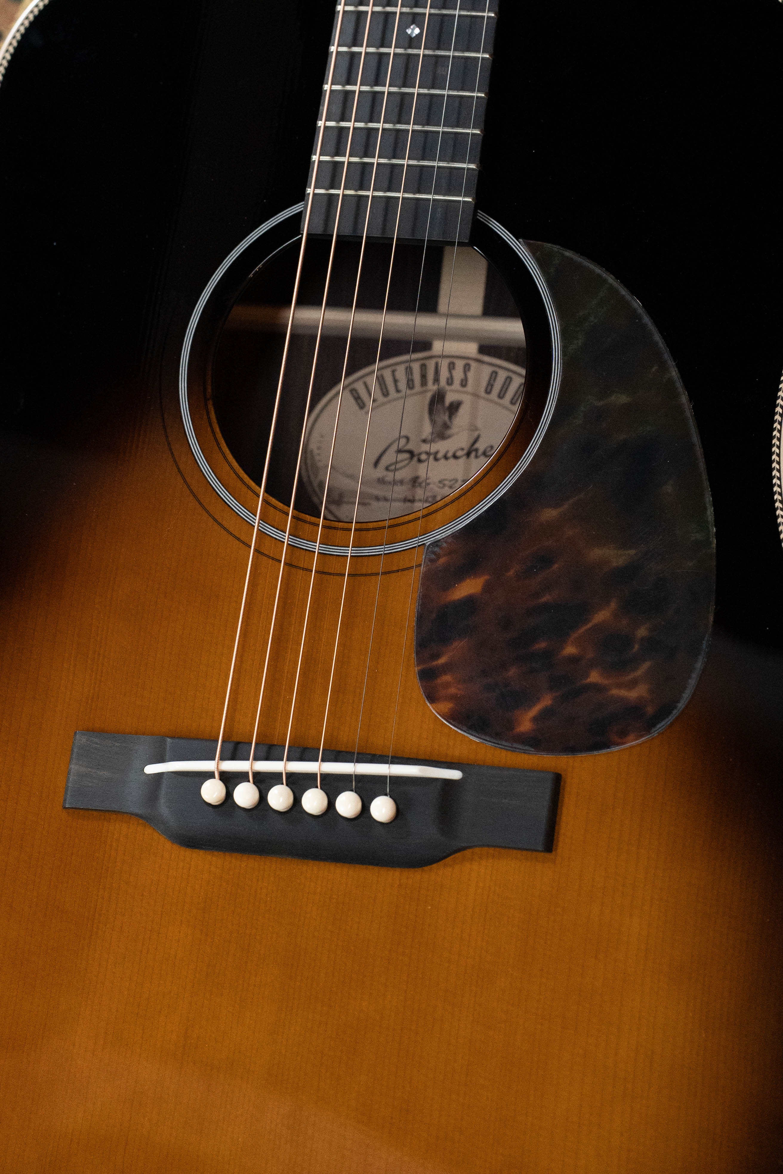 PRE-ORDER DEPOSIT ONLY *New 2026 NAMM Model* Boucher BG-52-BM Adirondack/Rosewood Bluegrass Goose Master Pack Tobacco Burst Dreadnought Acoustic Guitar