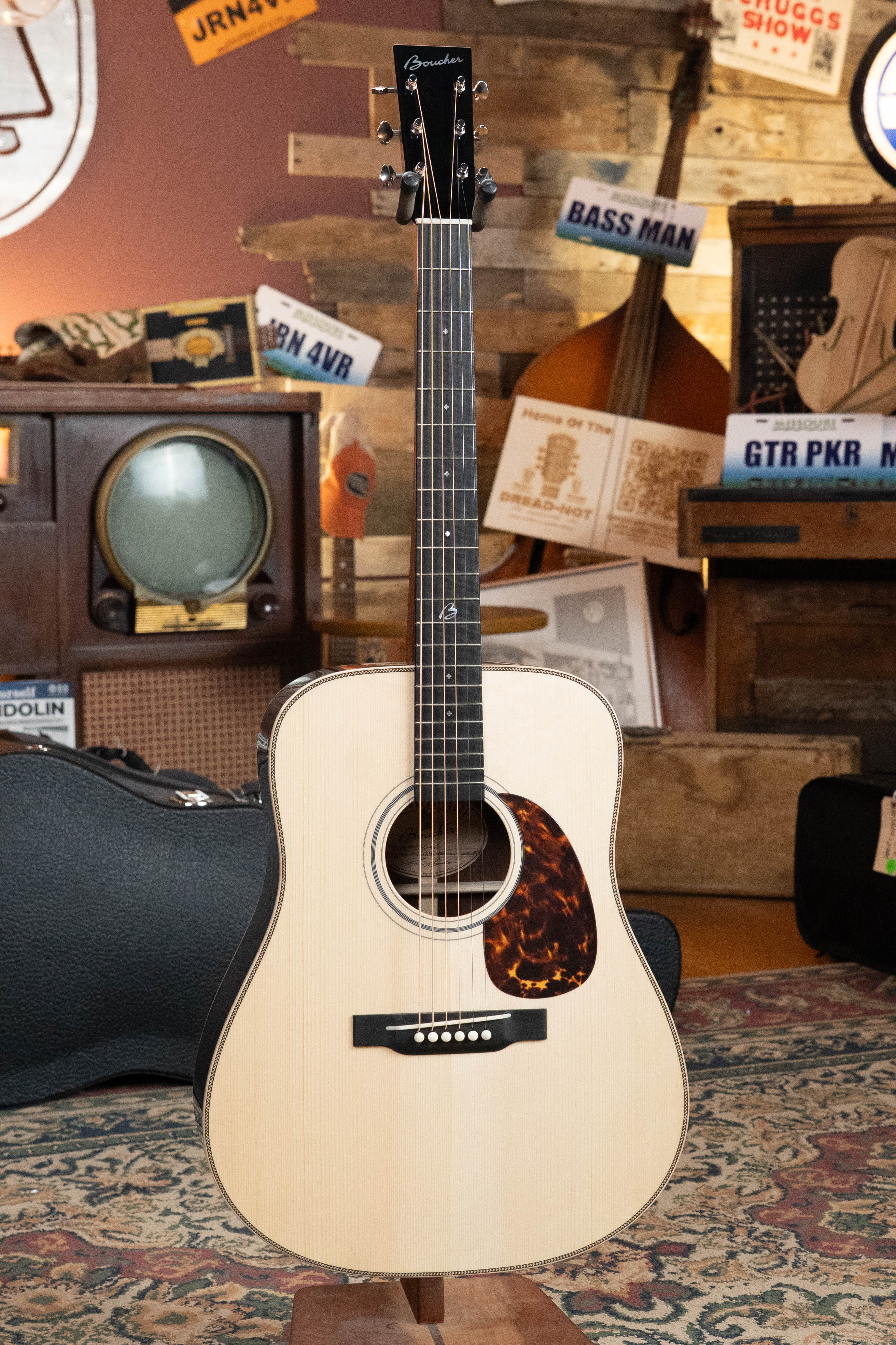 PRE-ORDER DEPOSIT ONLY *New 2026 NAMM Model* Boucher BG-52 Adirondack/Rosewood Bluegrass Goose Dreadnought Acoustic Guitar