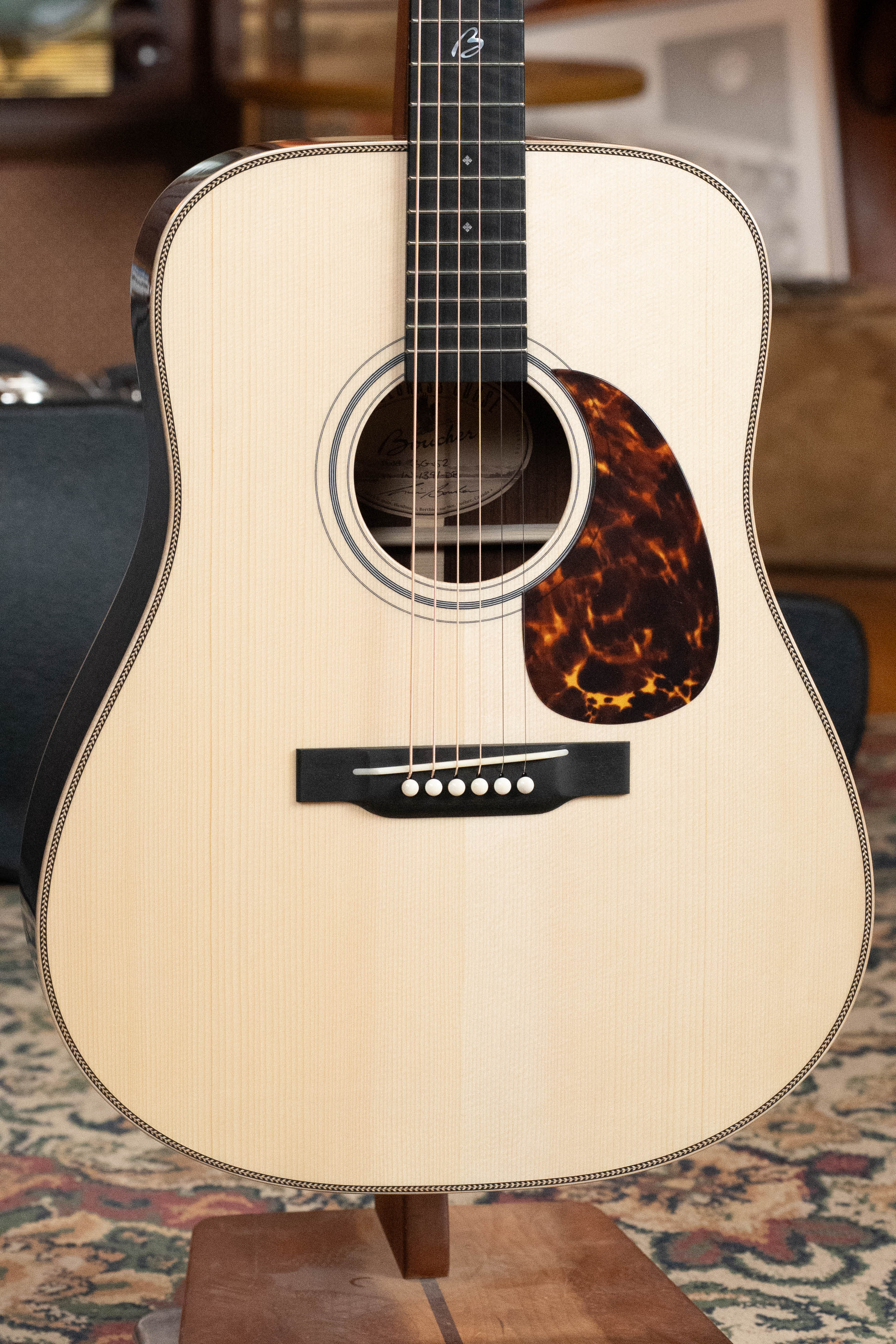 *New 2026 NAMM Model* Boucher BG-52 Adirondack/Rosewood Bluegrass Goose Dreadnought Acoustic Guitar #1391