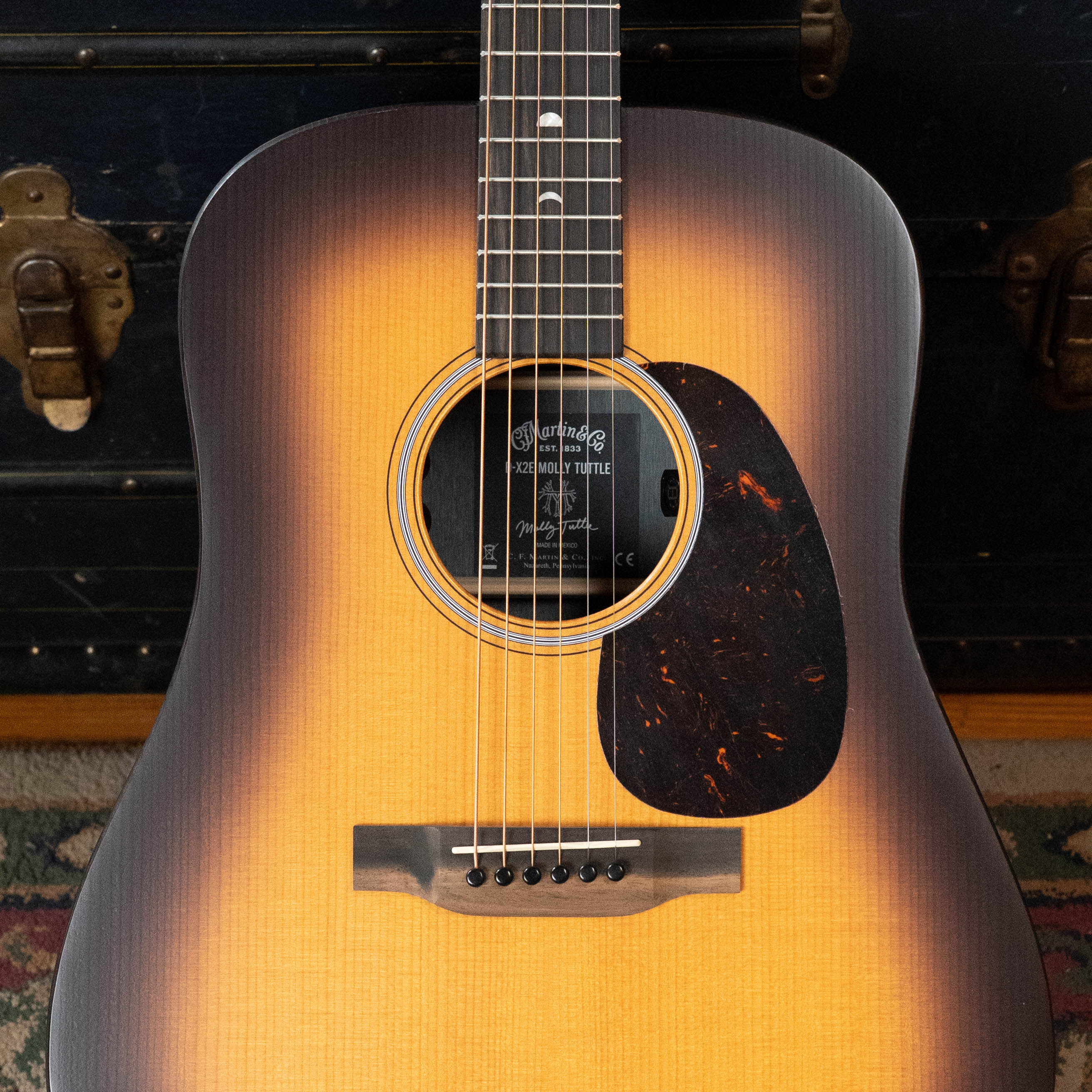 *New 2026 NAMM Model* Martin D-X2E Molly Tuttle Spruce/HPL Mahogany Dreadnought Guitar w/Martin Electronics #6135