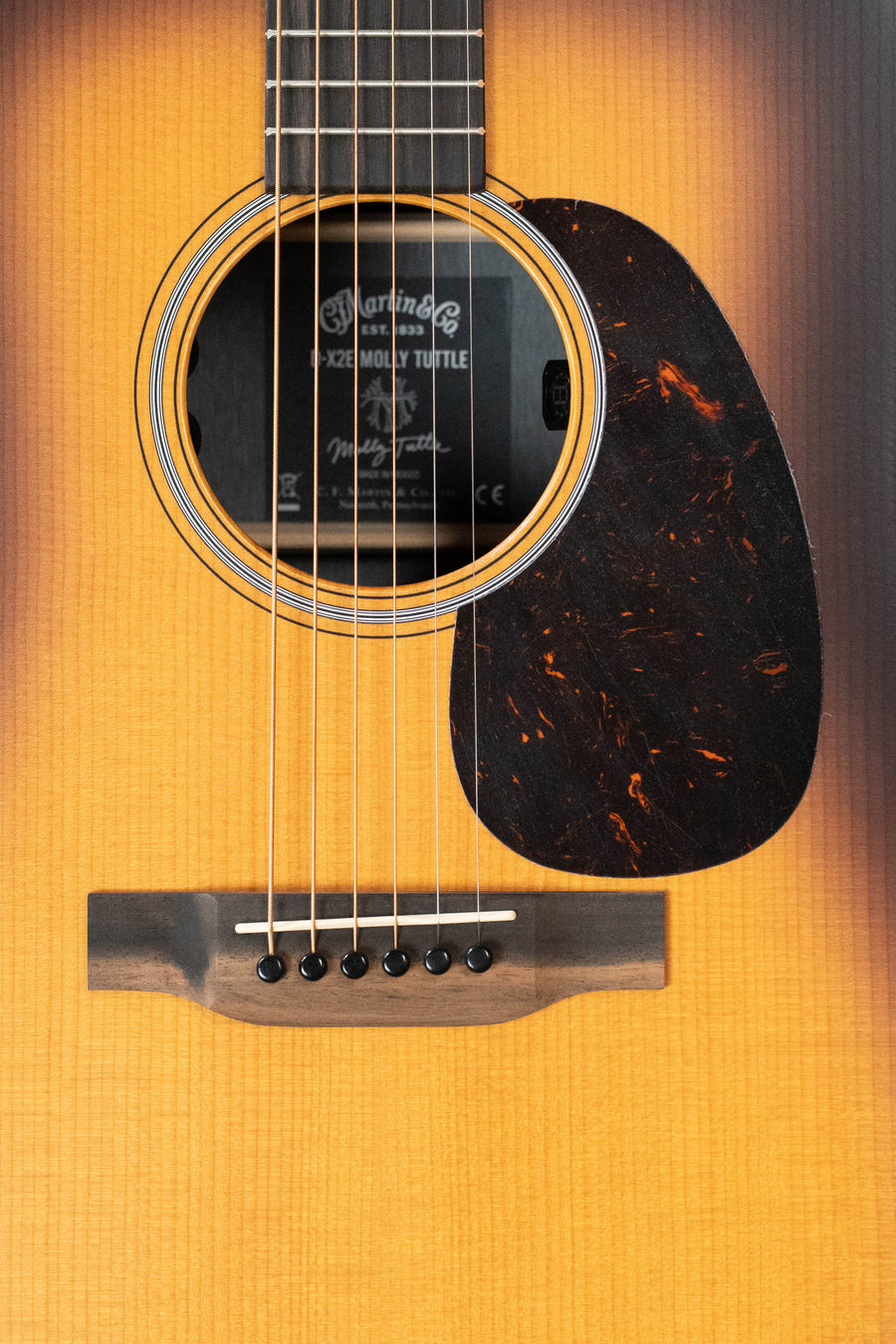 *New 2026 Model* Martin D-X2E Molly Tuttle Spruce/HPL Mahogany Dreadnought Guitar w/Martin Electronics #6135