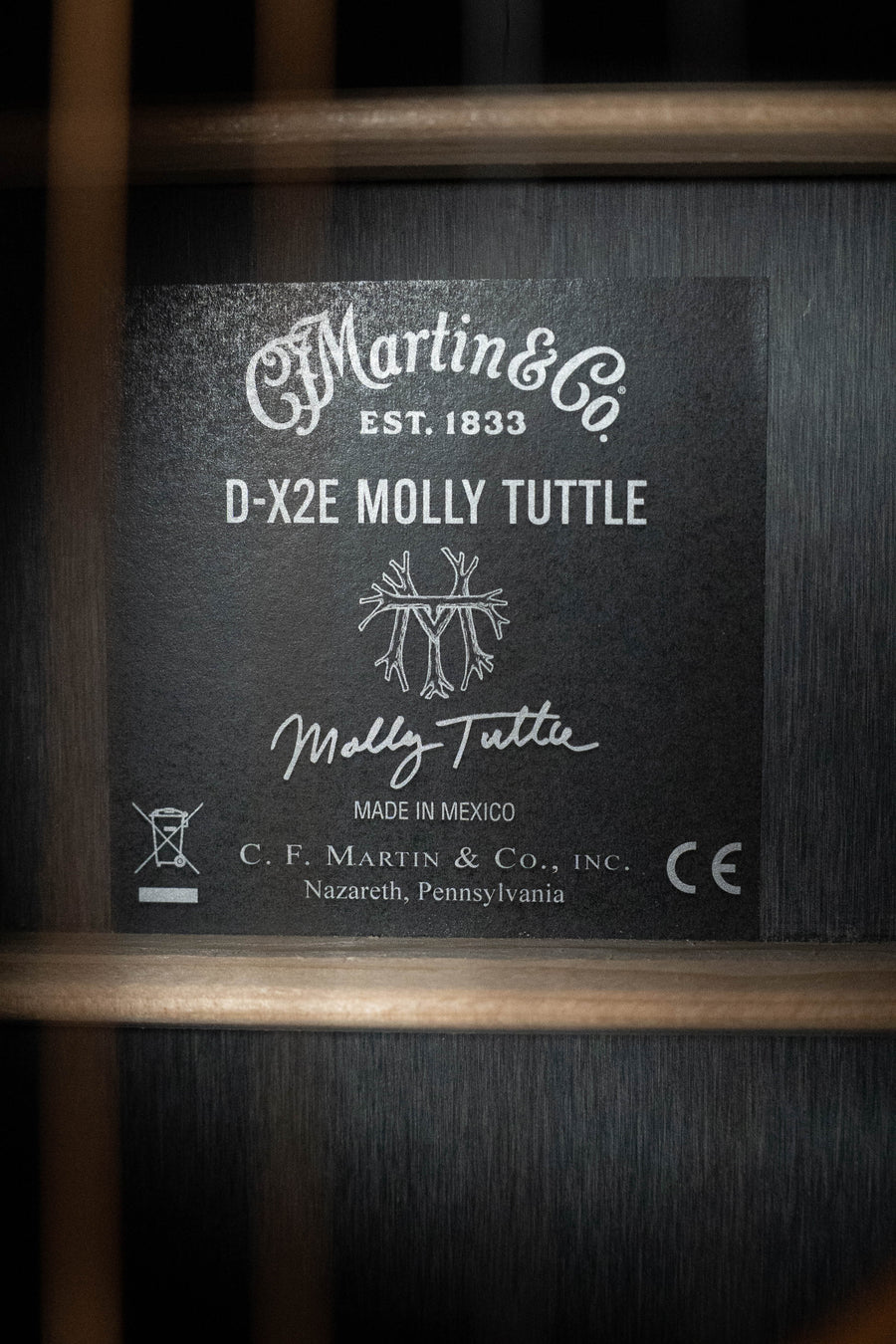 *New 2026 Model* Martin D-X2E Molly Tuttle Spruce/HPL Mahogany Dreadnought Guitar w/Martin Electronics #6135