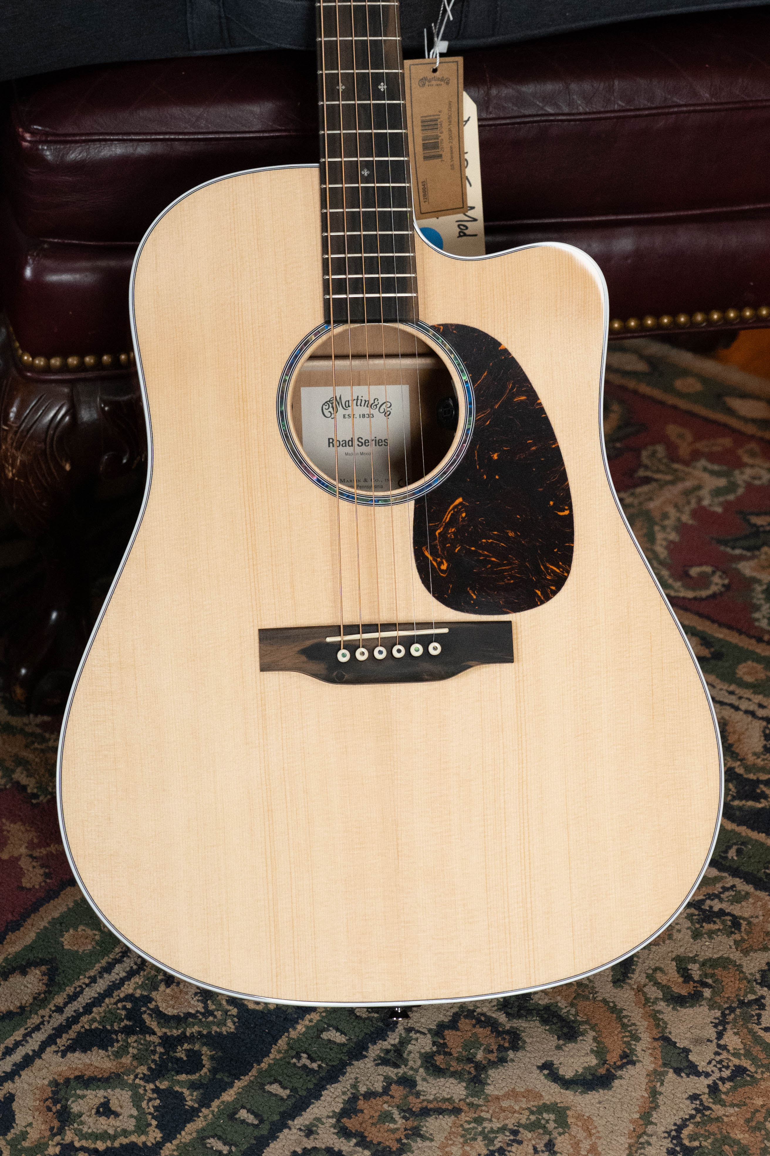 *New 2026 NAMM Model* Martin DC-13E Modern Road Series Spruce/Koa Fine Veneer Cutaway Dreadnought Guitar w/Martin Electronics #4610