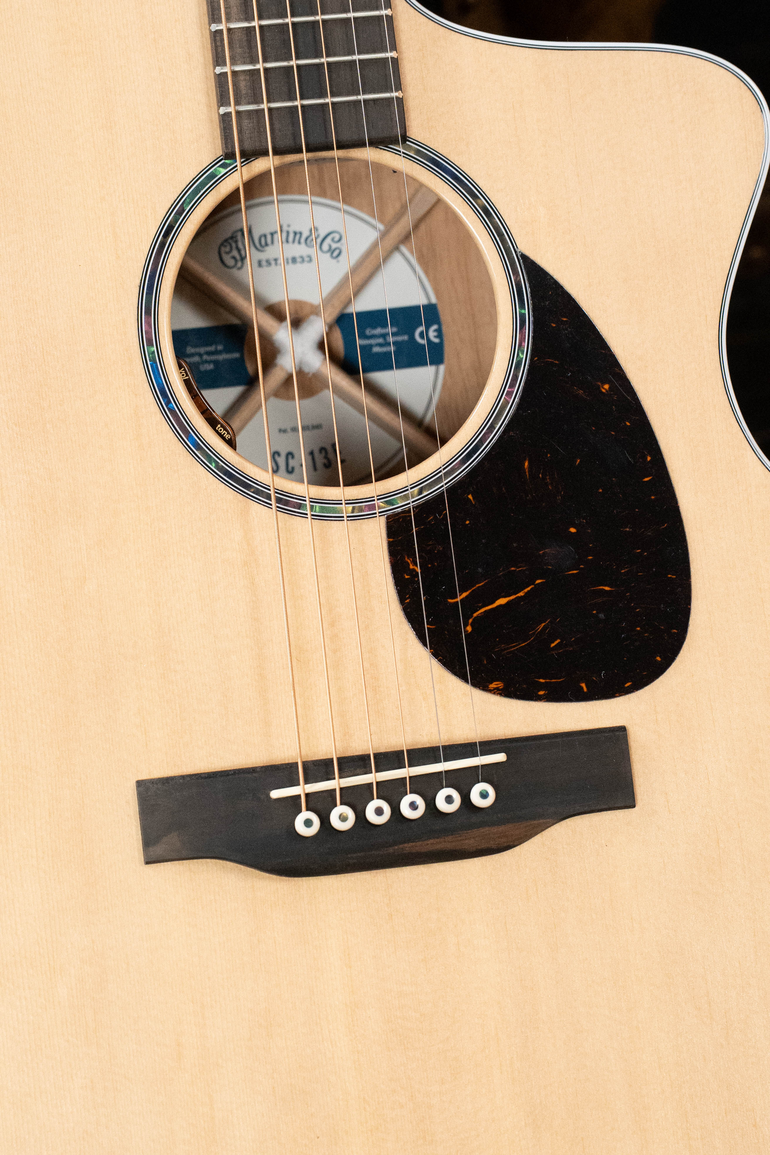 *New 2026 NAMM Model* Martin SC-13E Modern Road Series Spruce/Koa Fine Veneer Cutaway S-Body Guitar w/LR Baggs Electronics #9642