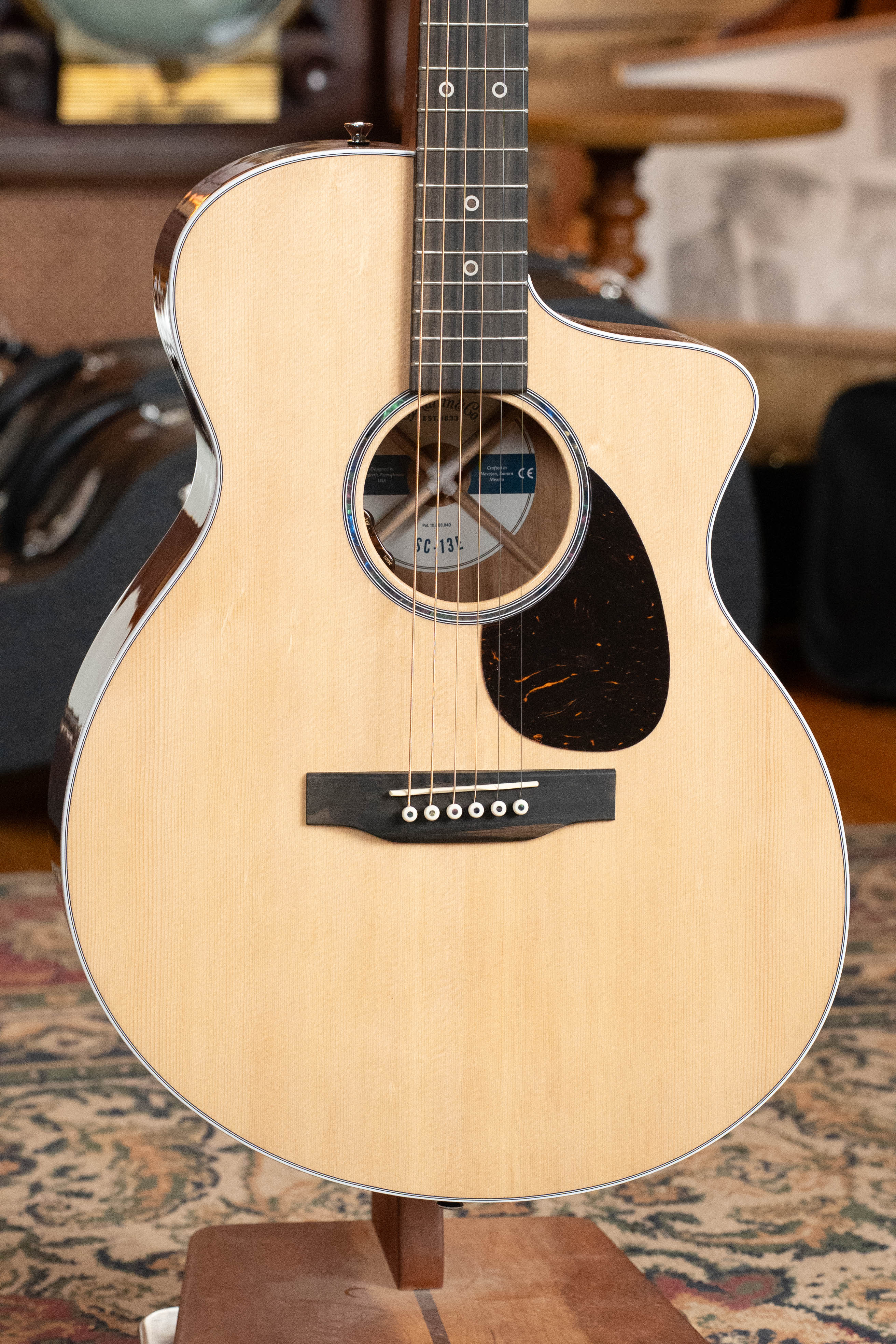 *New 2026 NAMM Model* Martin SC-13E Modern Road Series Spruce/Koa Fine Veneer Cutaway S-Body Guitar w/LR Baggs Electronics #9642