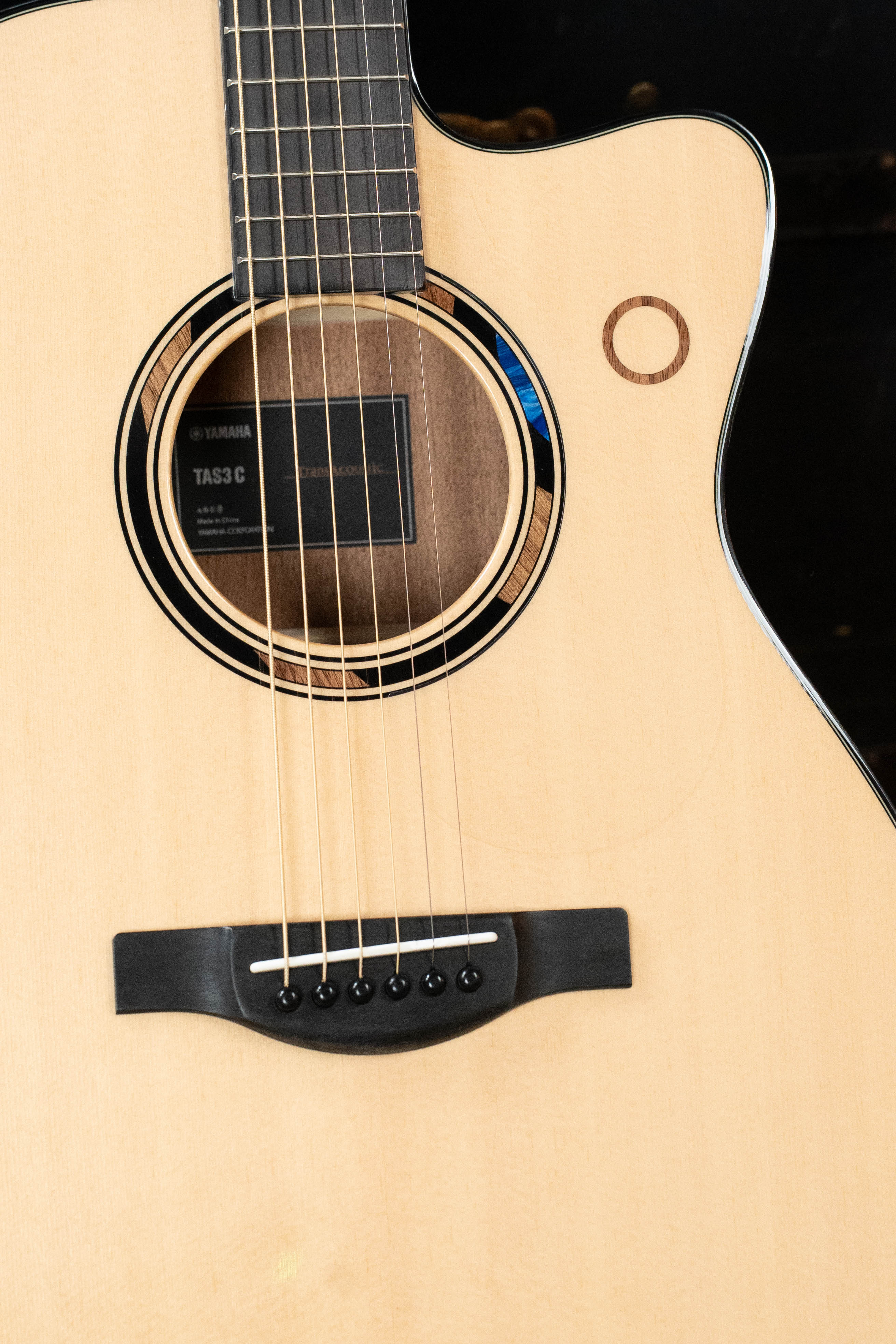 PRE-ORDER DEPOSIT ONLY *New 2026 Model* Yamaha TAS3C-NT Sitka/Mahogany Natural Concert Guitar w/the NEWEST TransAcoustic System