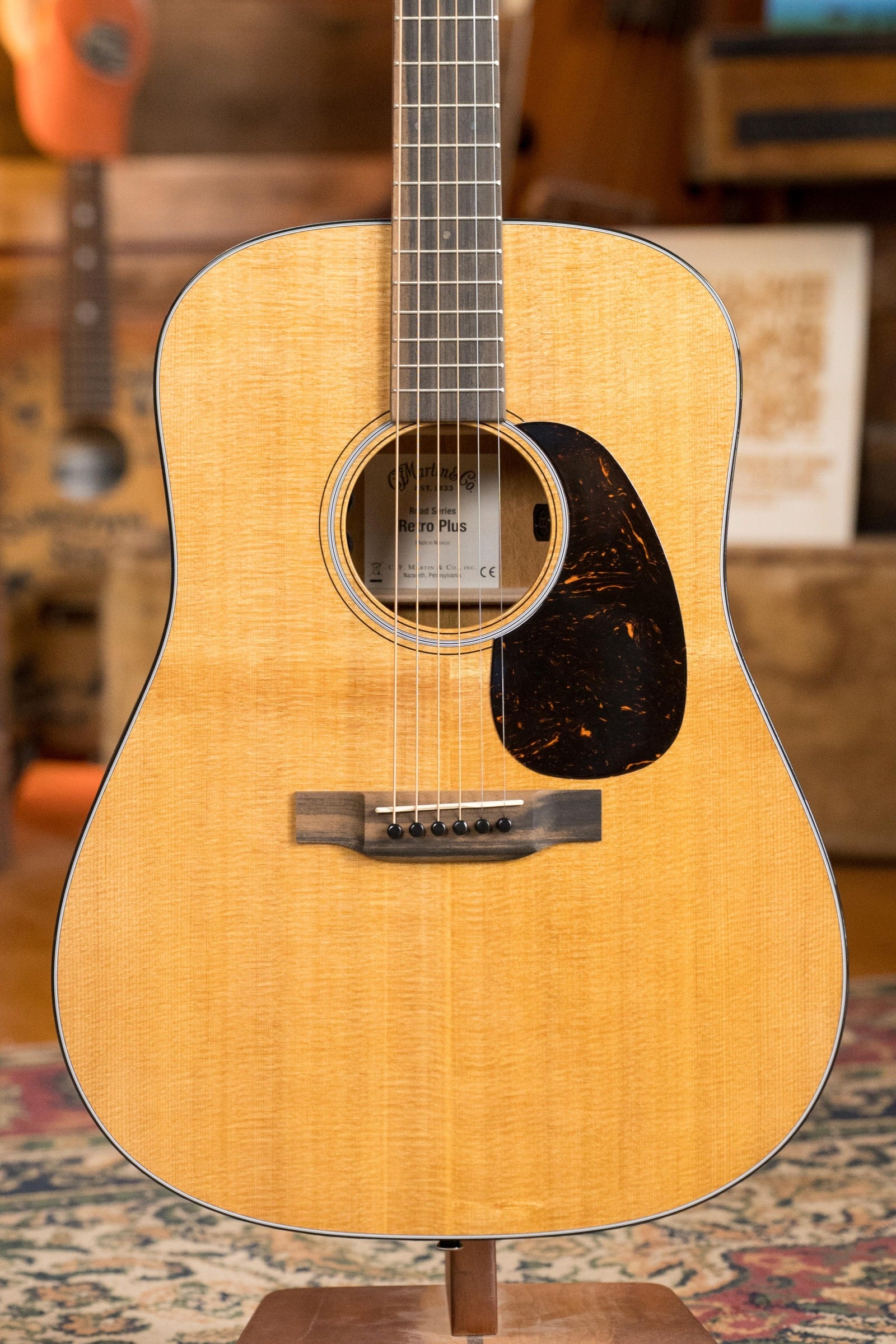*New 2025 Model* Martin DE Retro Plus Torrefied Spruce/Mahogany Dreadnought Guitar w/Martin Electronics #0559