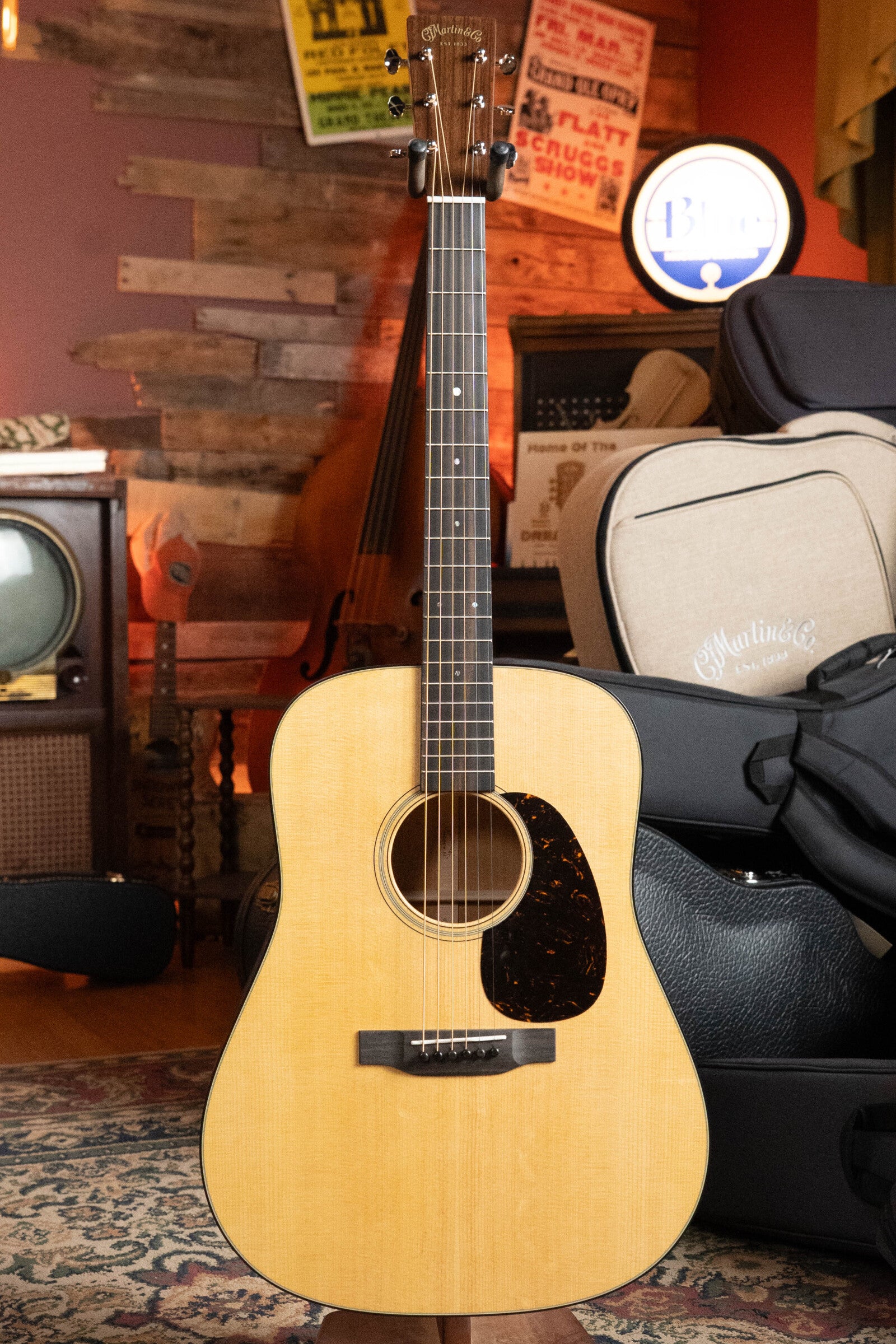 *New 2025 Model* Martin D-18 Spruce/Mahogany Satin Finish Dreadnought Acoustic Guitar #3023