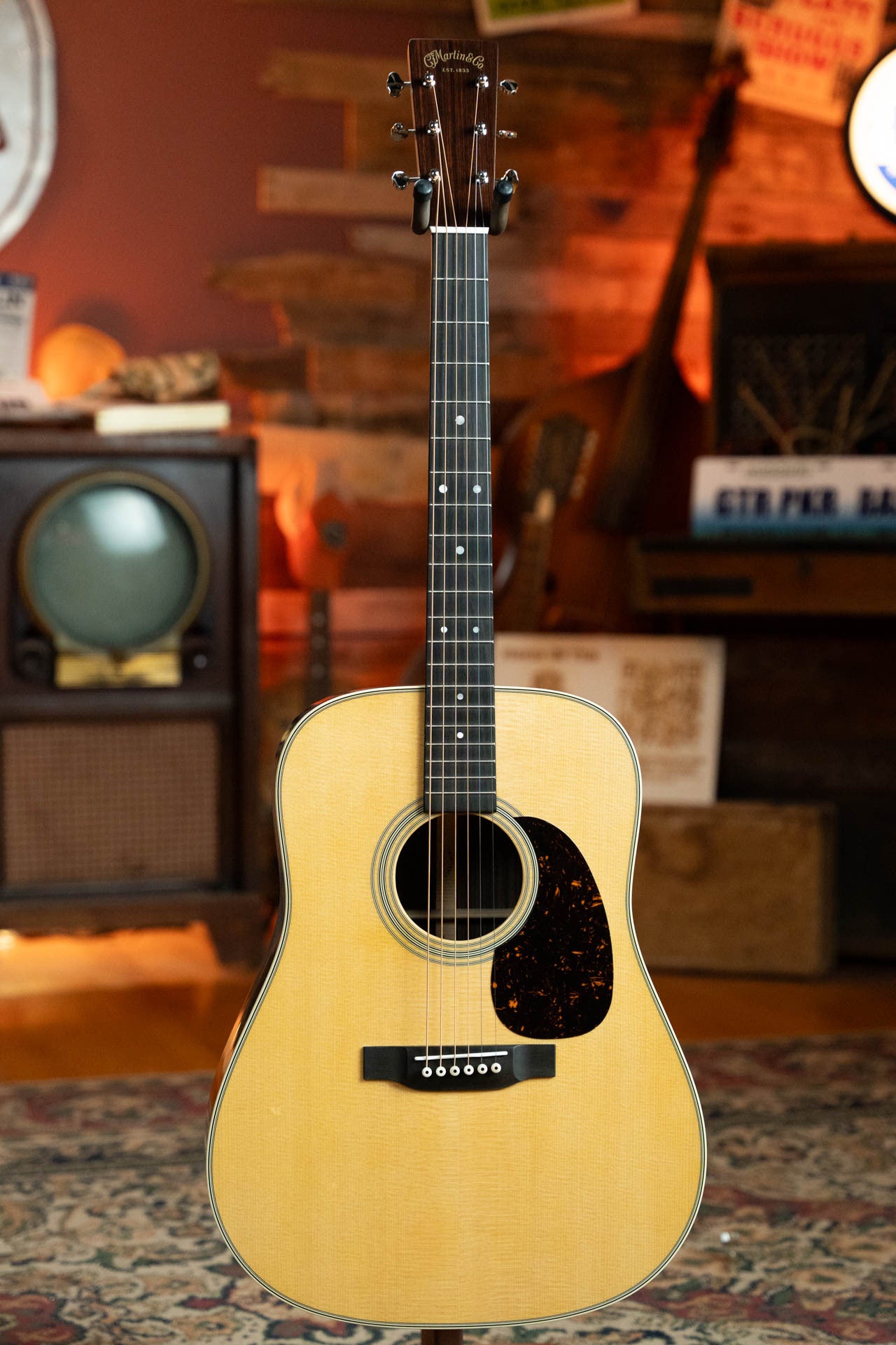*New 2025 Model* Martin D-28 Gloss Spruce/Indian Rosewood Dreadnought Acoustic Guitar #0650