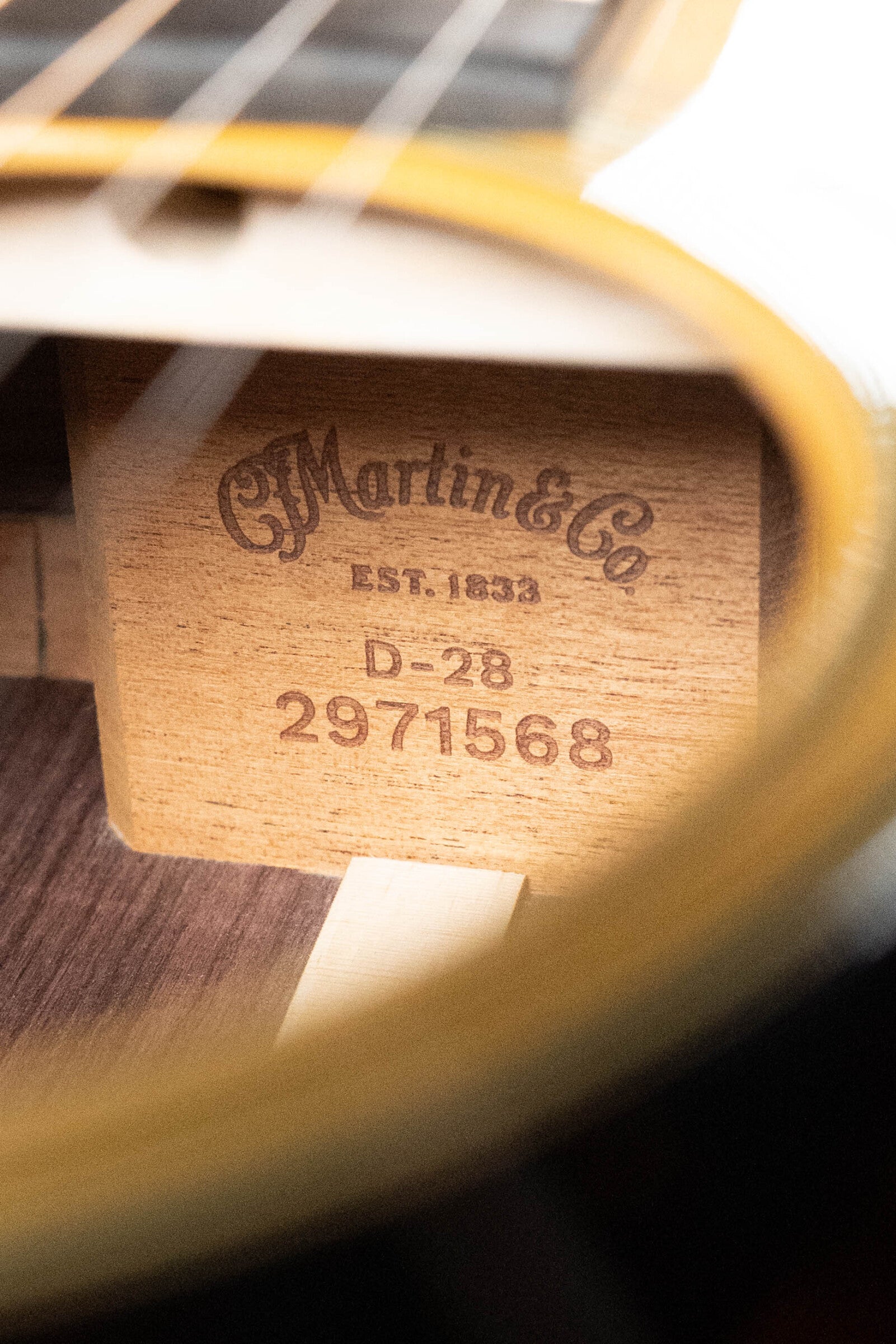 *New 2025 Model* Martin D-28 Gloss Spruce/Indian Rosewood Dreadnought Acoustic Guitar #1568