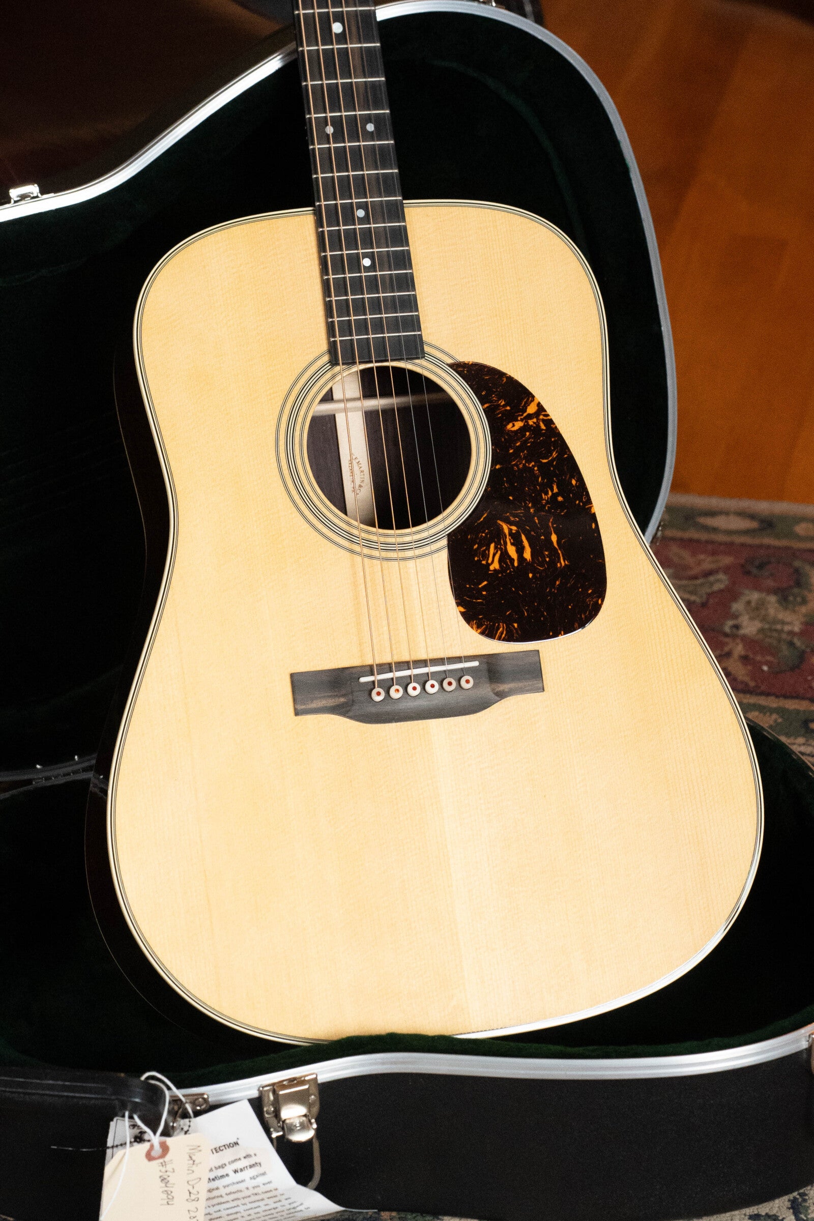 *New 2025 Model* Martin D-28 Gloss Spruce/Indian Rosewood Dreadnought Acoustic Guitar #4094