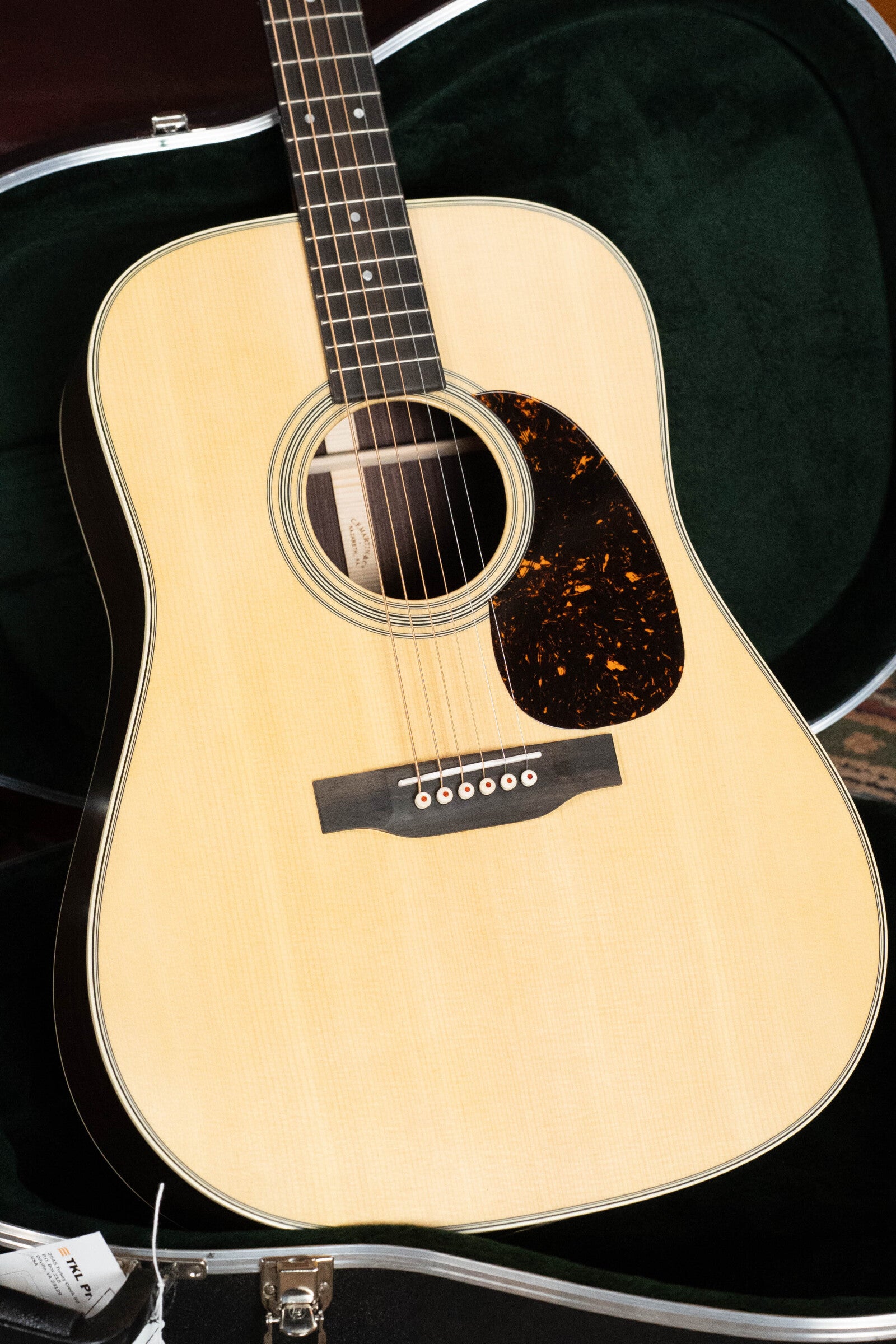 *New 2025 Model* Martin D-28 Satin Spruce/Indian Rosewood Dreadnought Acoustic Guitar #8819