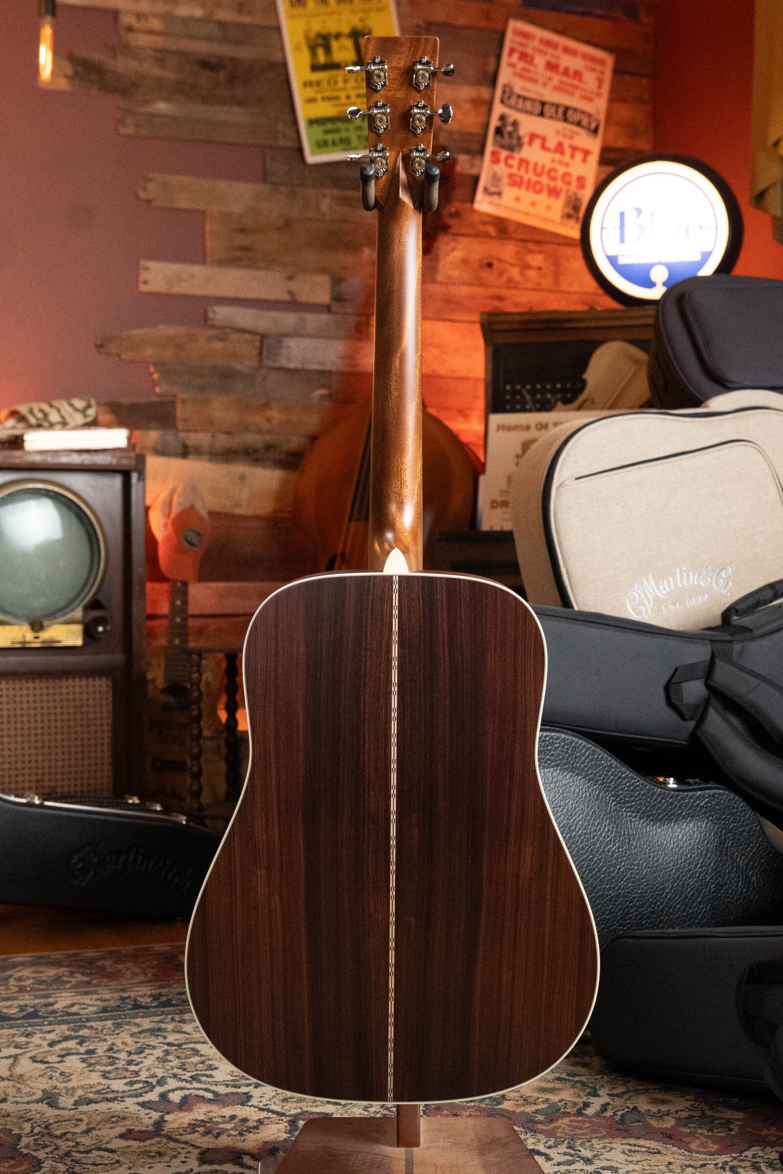 *New 2025 Model* Martin D-28 Satin Spruce/Indian Rosewood Dreadnought Acoustic Guitar #8819