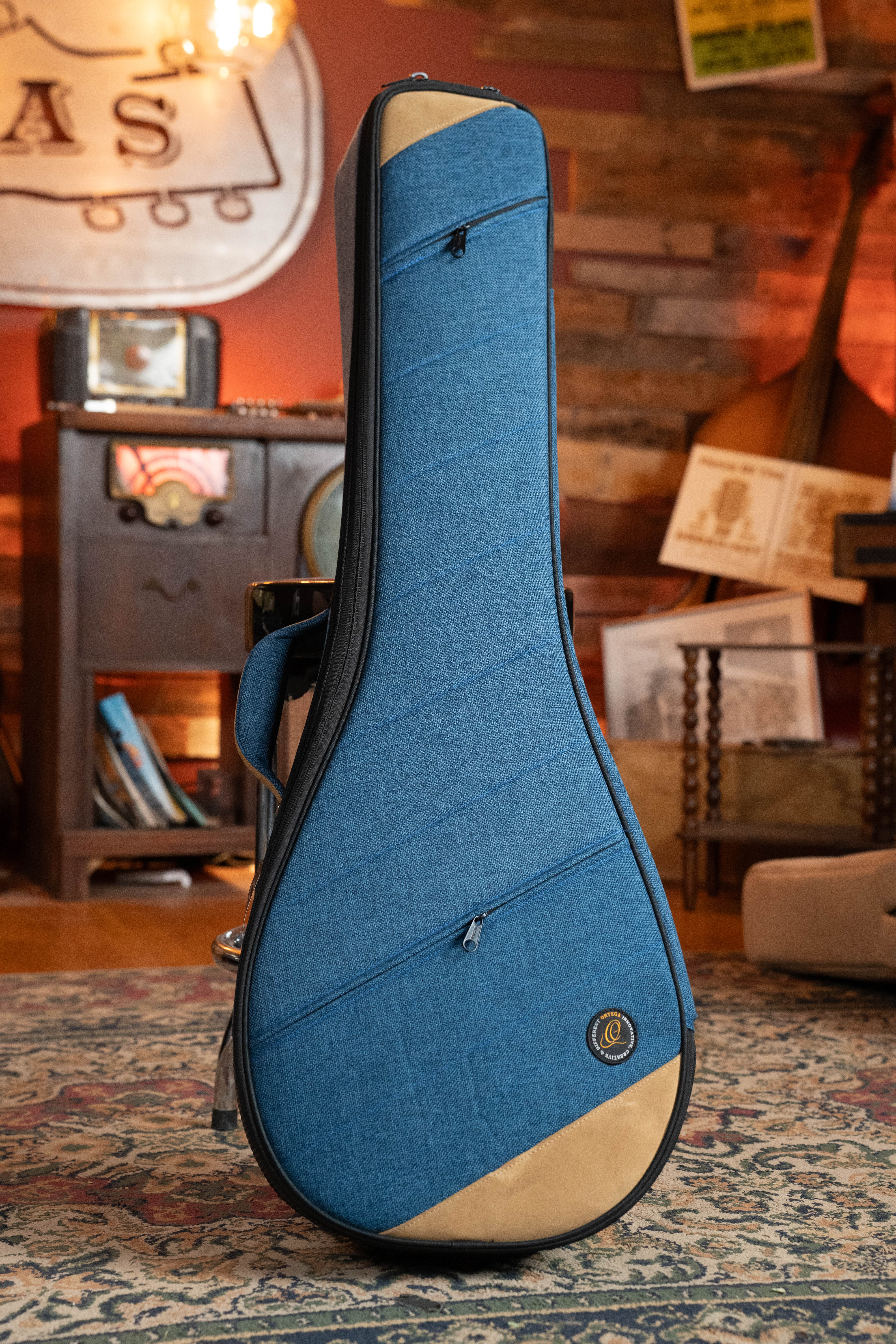 Ortega OSOCABJ-OC Banjo Soft Case - Ocean Blue