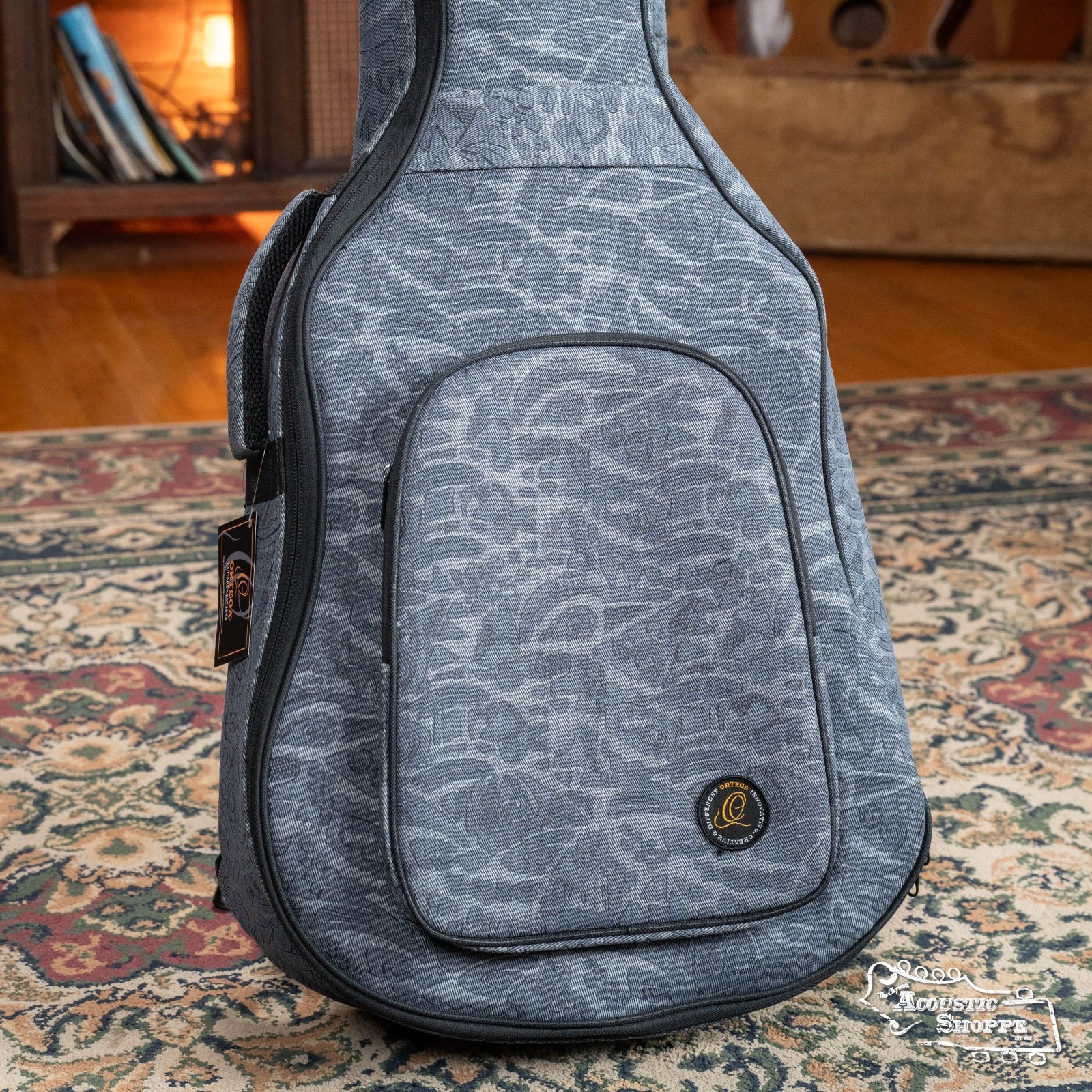 Ortega OGBAC-DN-BLJ Dreadnought Guitar Gigbag - Blue Jean