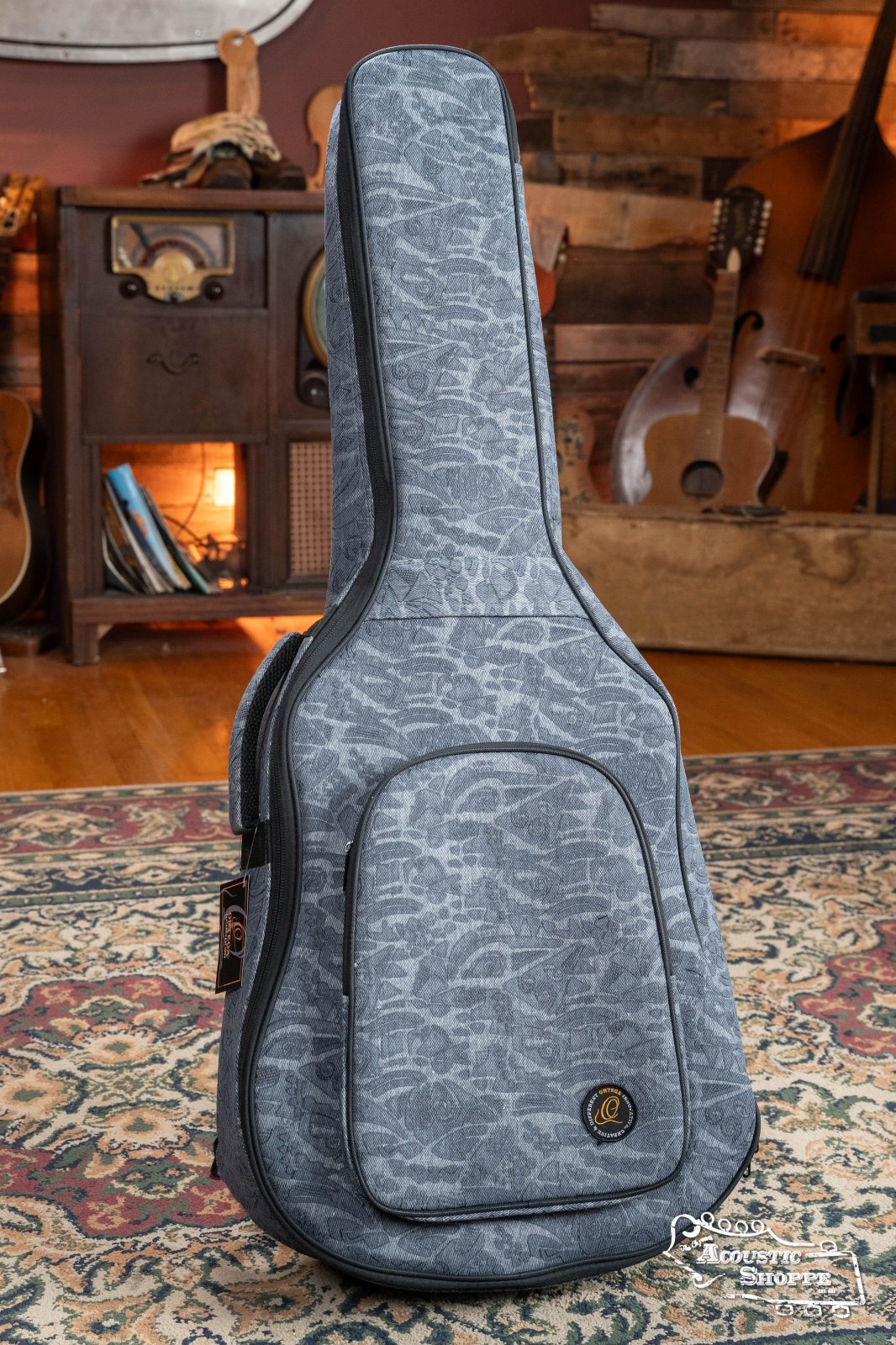 Ortega OGBAC-DN-BLJ Dreadnought Guitar Gigbag - Blue Jean
