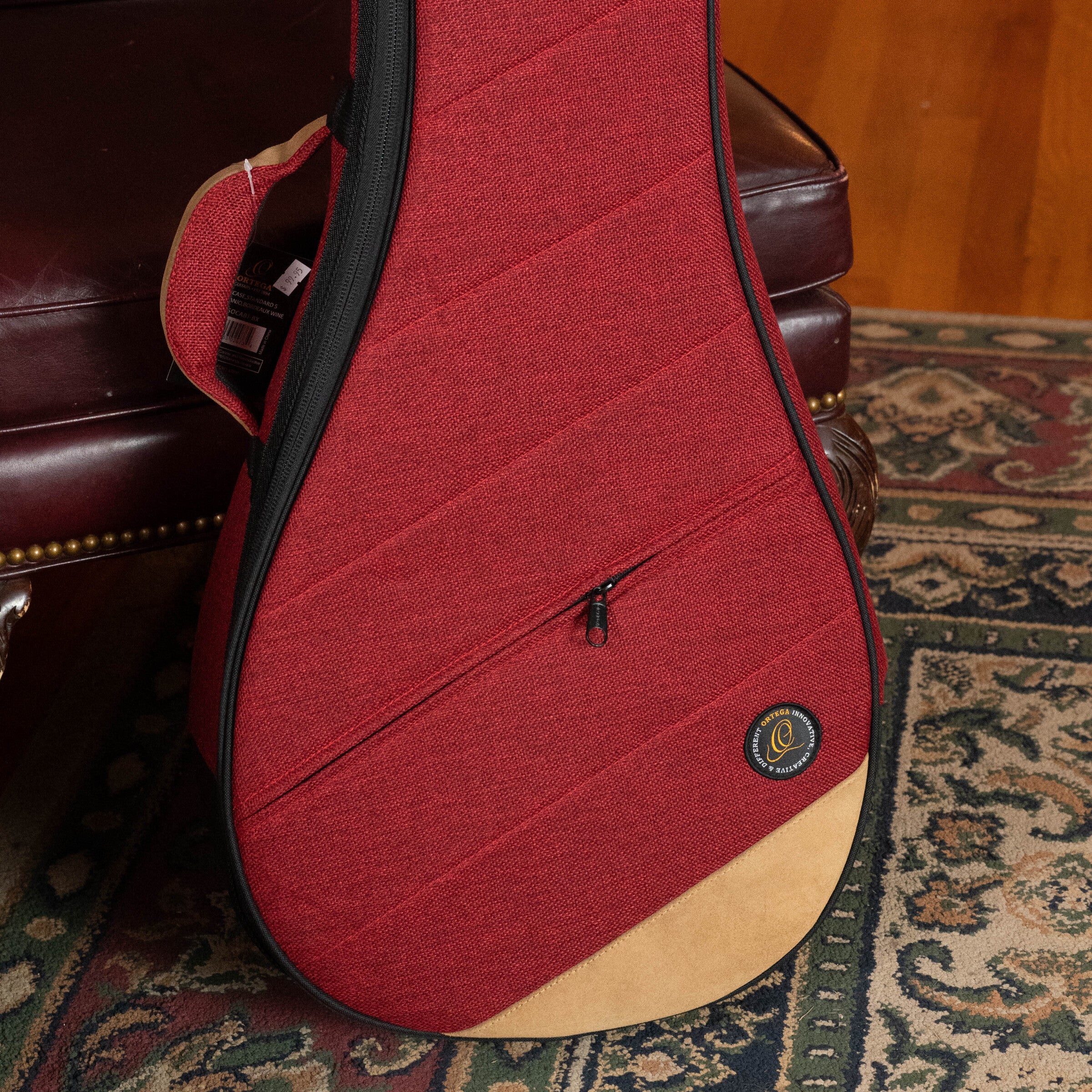 Ortega OSOCABJ-BX Banjo Soft Case - Bordeaux Wine