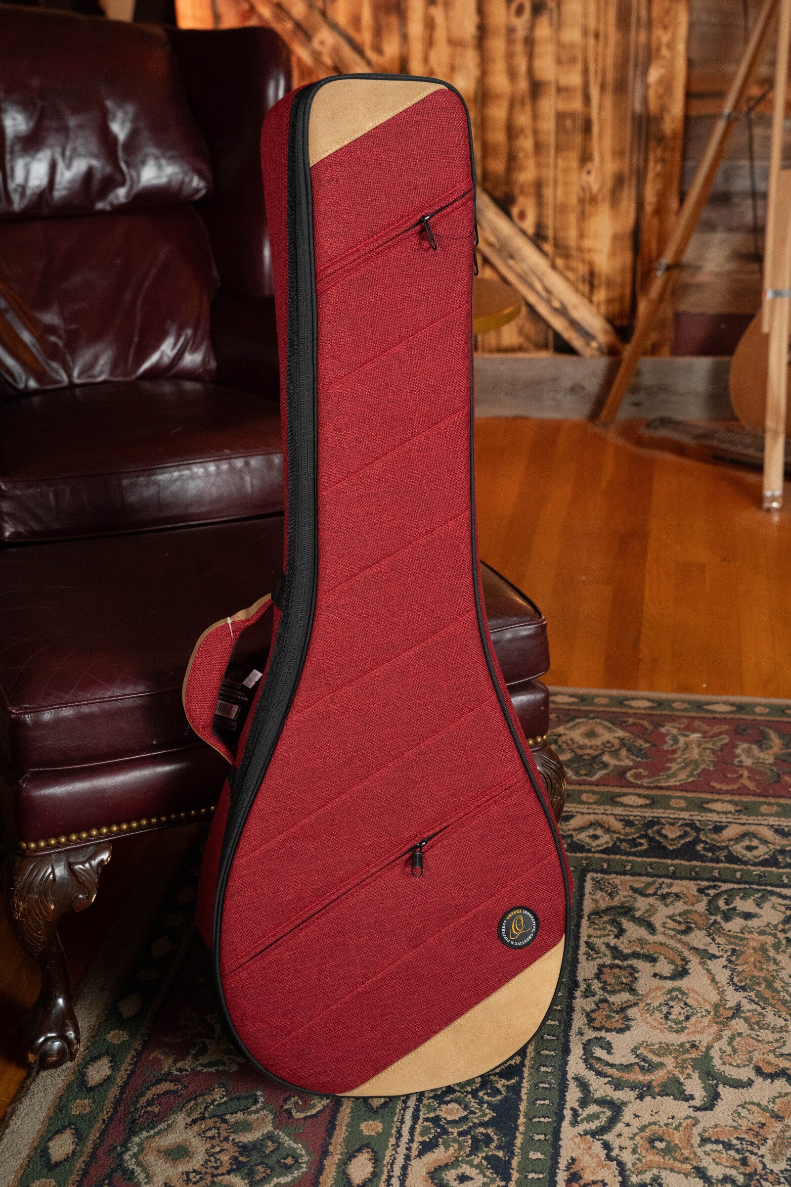 Ortega OSOCABJ-BX Banjo Soft Case - Bordeaux Wine