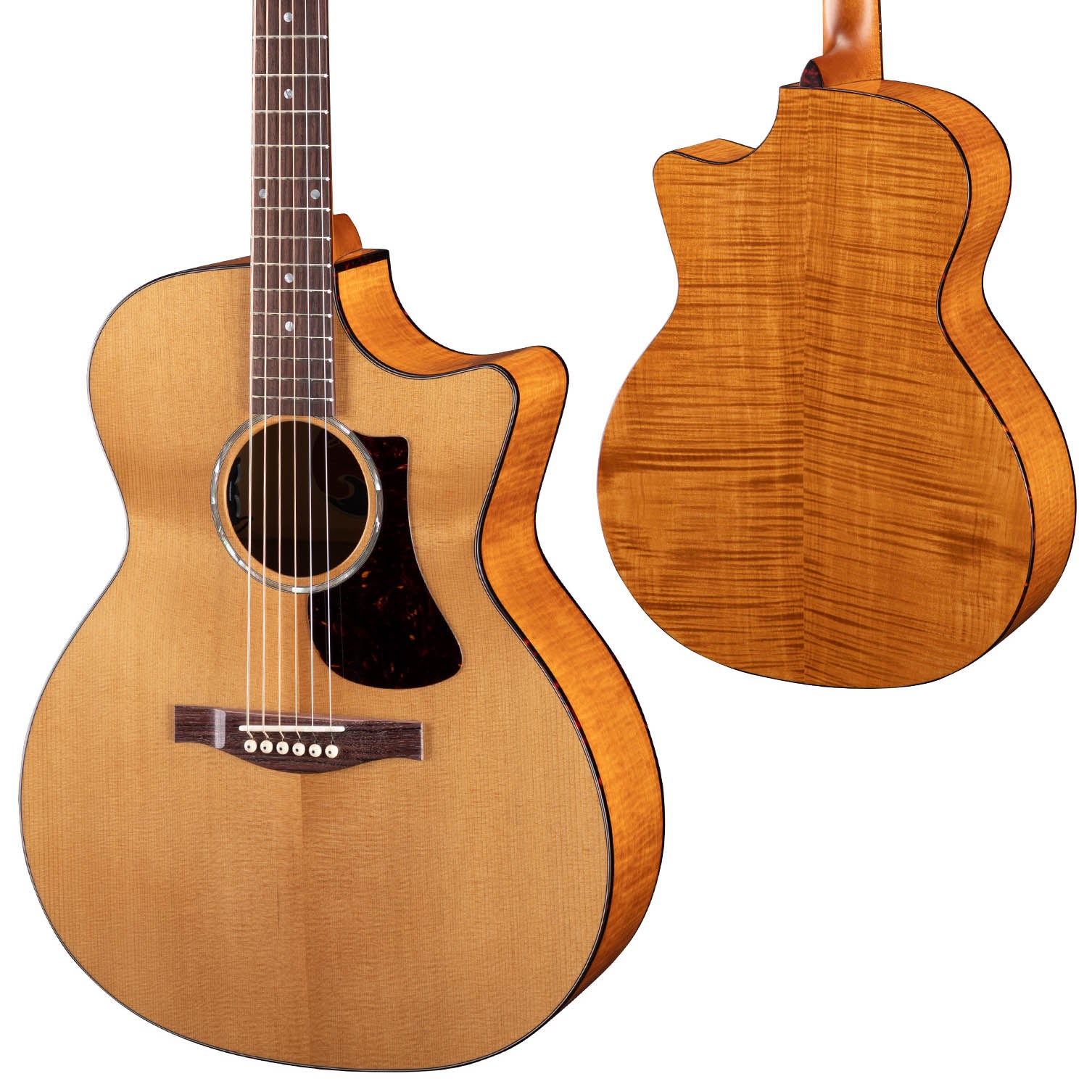 PRE-ORDER DEPOSIT ONLY *New 2026 Model* Eastman PCH3-GACE-AB Sitka/Laminated Maple Amberburst Gloss Grand Auditorium Cutaway Guitar w/Electronics