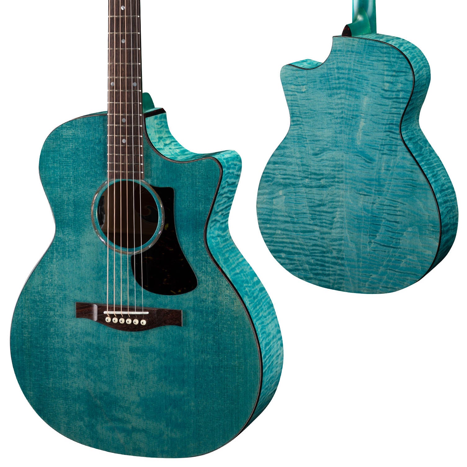 PRE-ORDER DEPOSIT ONLY *New 2026 Model* Eastman PCH3-GACE-FB Sitka/Laminated Maple Faded Blue Gloss Grand Auditorium Cutaway Guitar w/Electronics