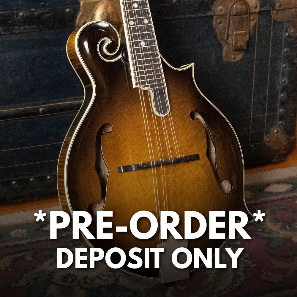 *Pre-Order 25% Deposit ONLY* Bourgeois M5-F-SB/M5-A-SB Aged-Tone Adirondack/Maple Sunburst F-Style or A-Style Mandolin