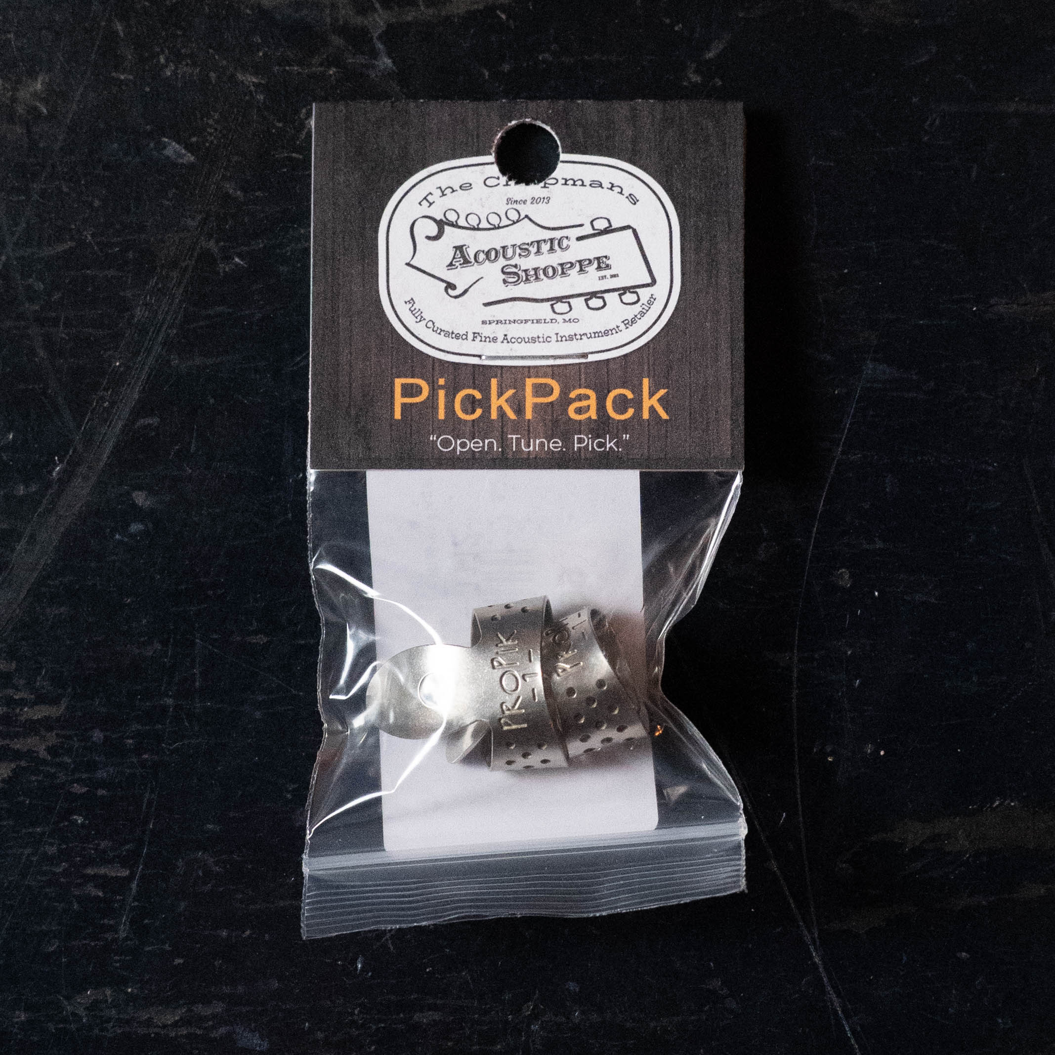 ProPik Standard Nickel Single Wrap #1 Finger Pick - 2 Pack