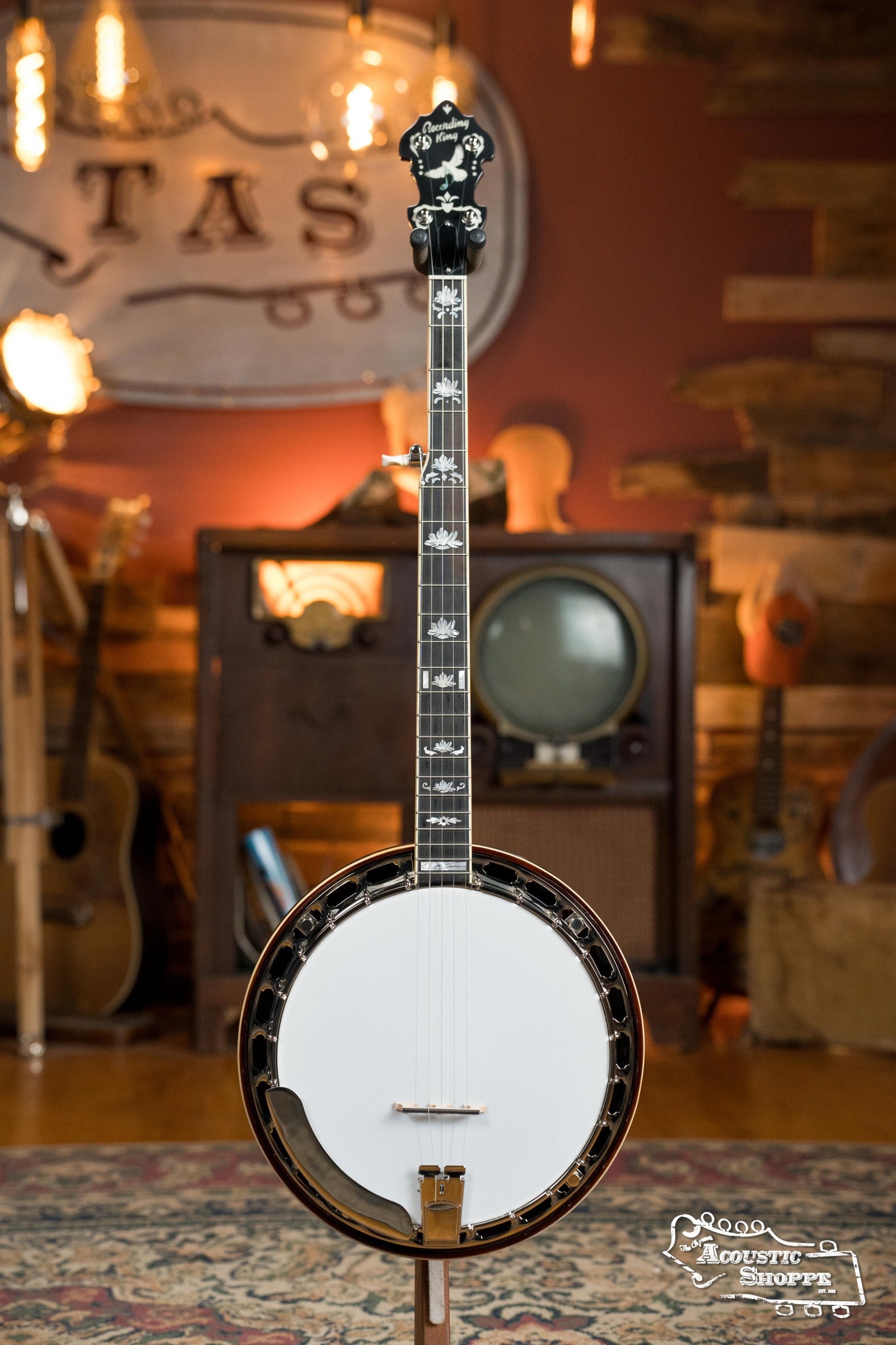 Recording King Carl Jackson Lonesome Dove Signature Banjo #0023