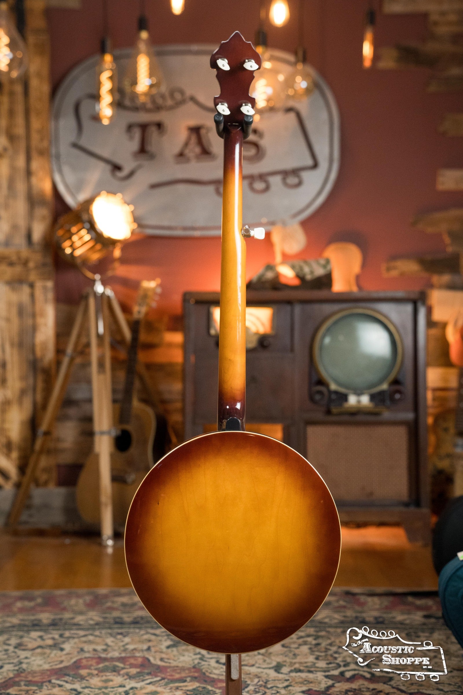 Recording King Carl Jackson Lonesome Dove Signature Banjo w/Spikes #0029