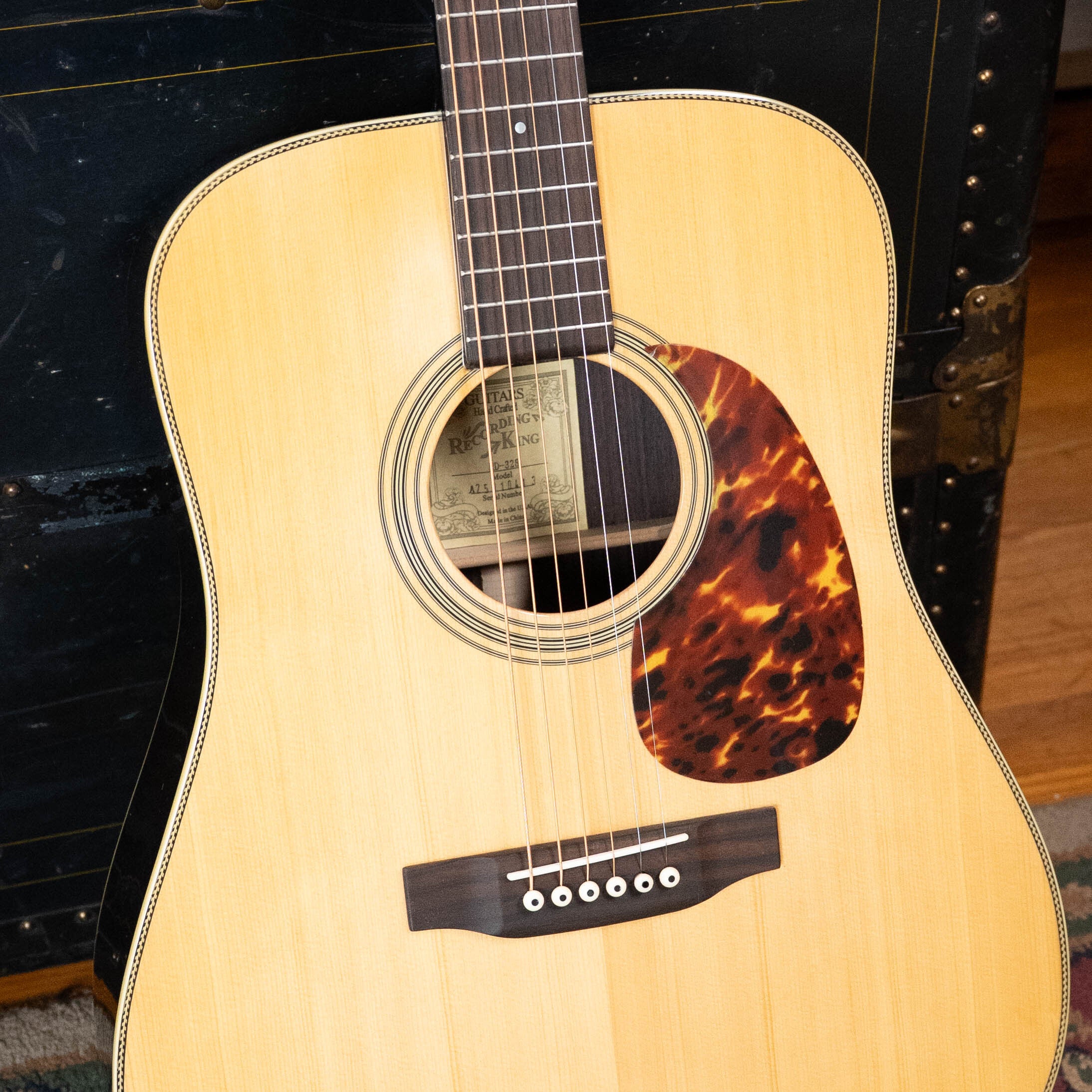 Recording King RD-328 Aged Adirondack Top/Rosewood Dreadnaught Acoustic Guitar #0413
