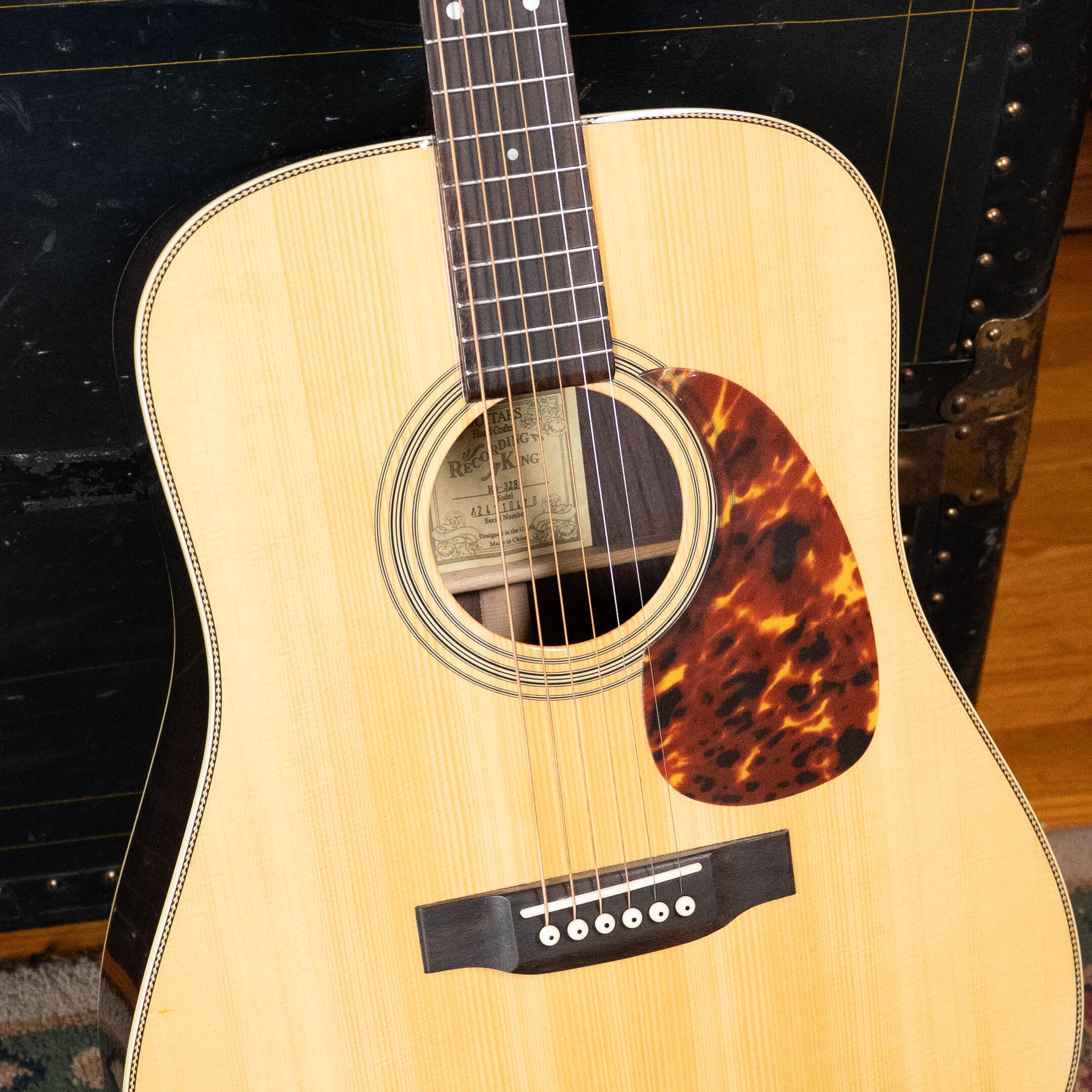 Recording King RD-328 Aged Adirondack Top/Rosewood Dreadnaught Acoustic Guitar #0478
