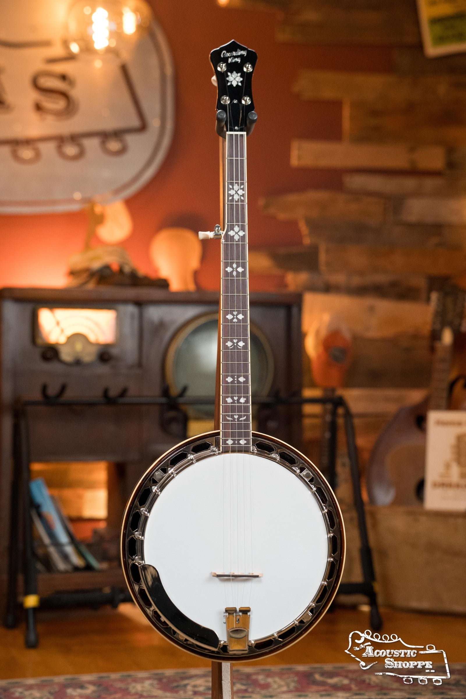 Recording King RK-R20 Songster Resonator Banjo #0255