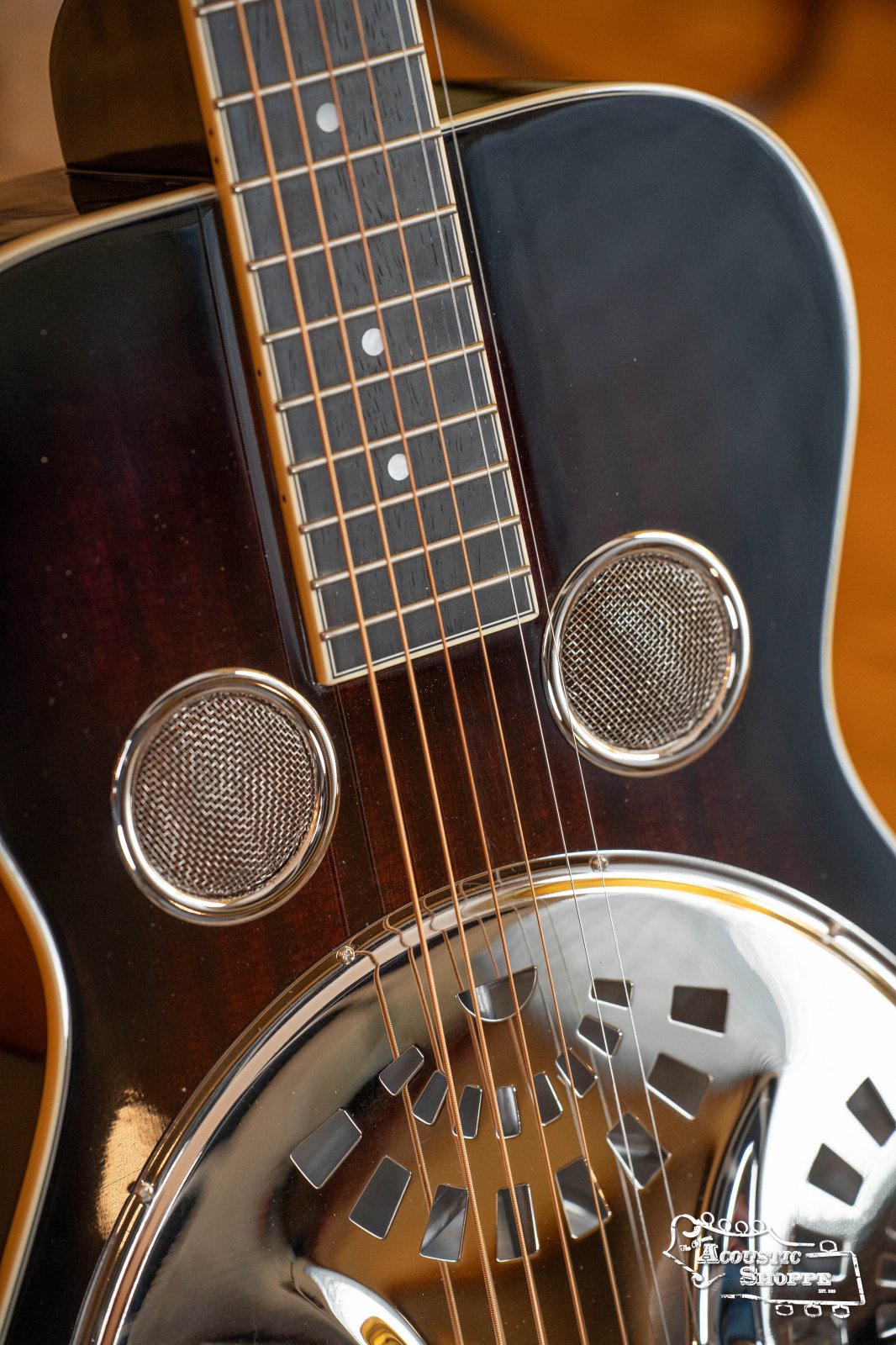 Recording King RR-36S-VS All Mahogany Vintage Sunburst Square Neck Resonator Maxwell Series #4706