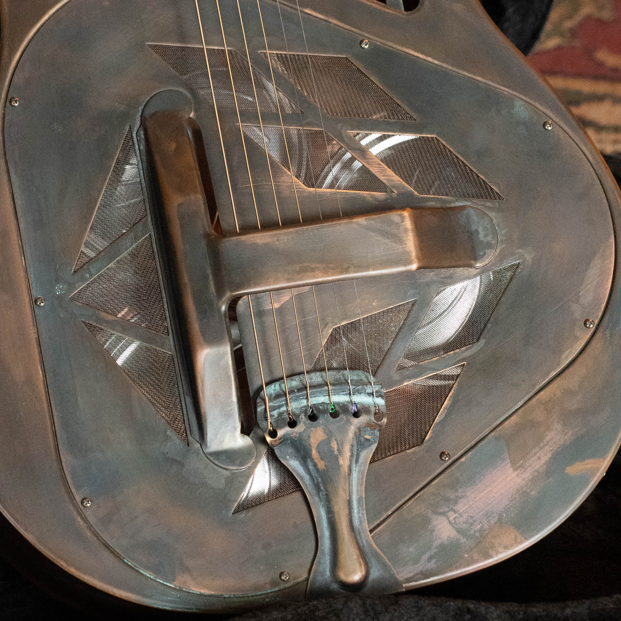 (Used) Republic Tricone Metal Square-neck Guitar