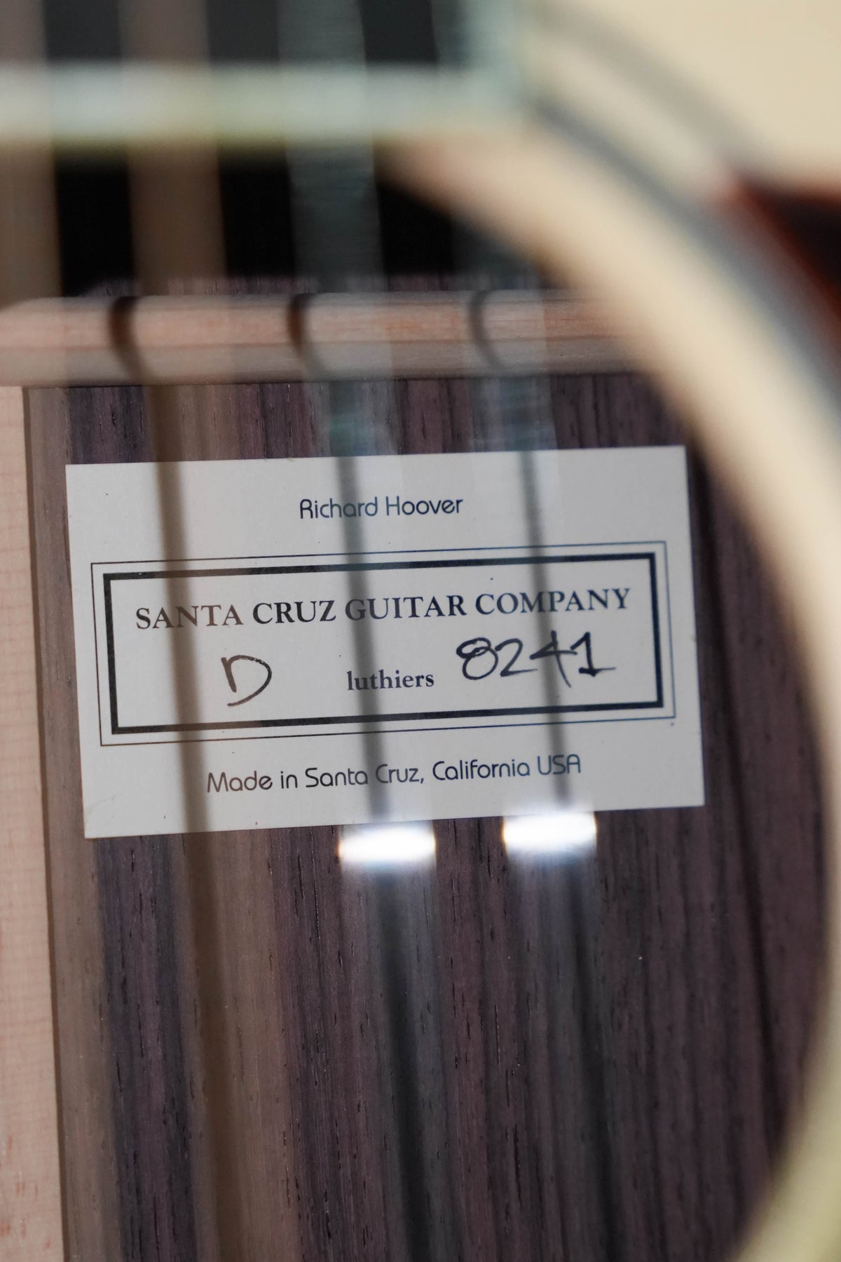 Santa Cruz D Founder Dreadnought Acoustic Guitar #8241