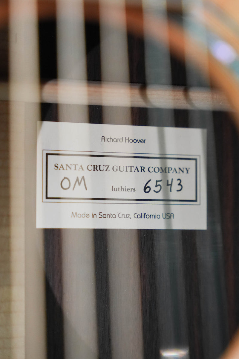 Santa Cruz OM Custom Acoustic Guitar #6543