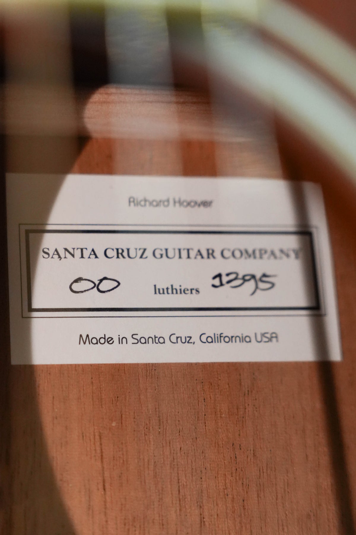 Santa Cruz OO Custom All Mahogany Acoustic Guitar #1395